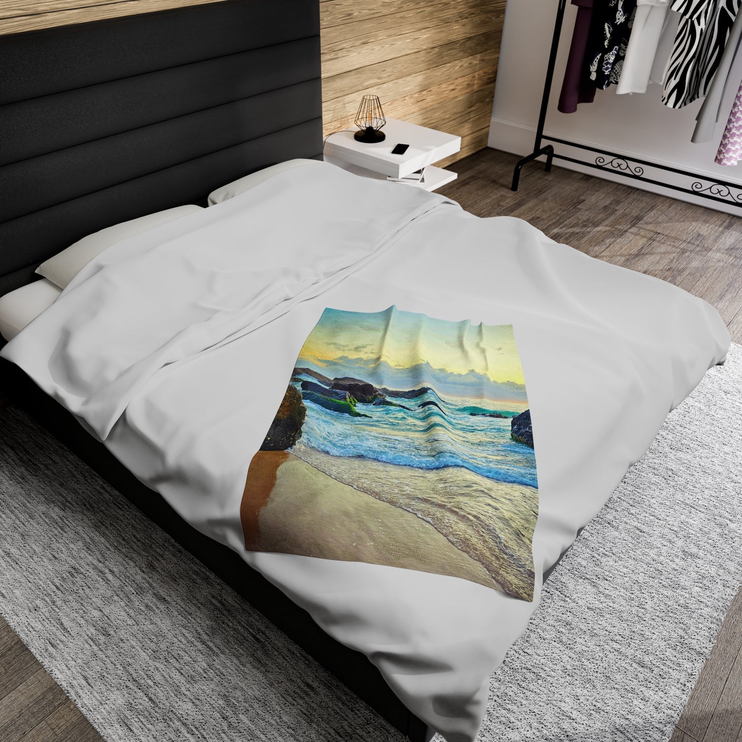 Burgess Sunrise Plush Blanket