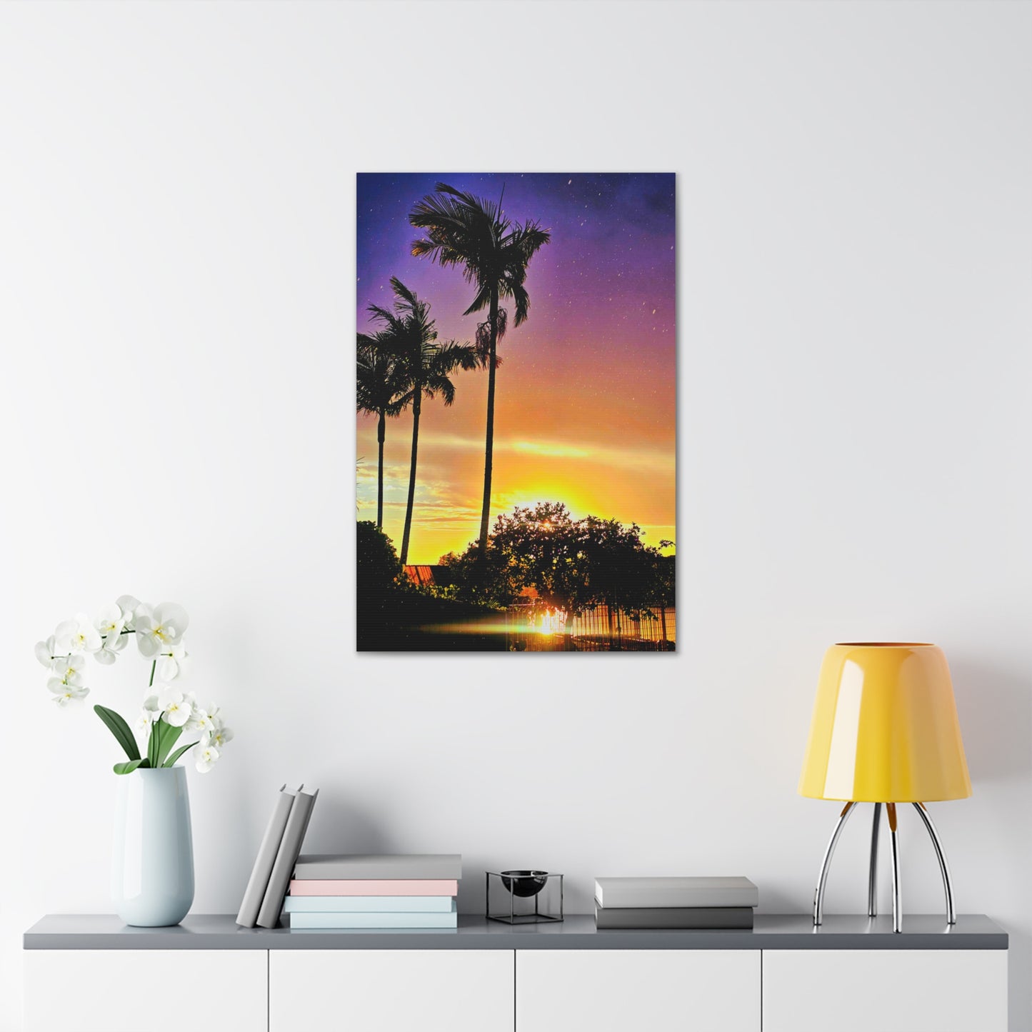 Kiss of Evening Light Canvas Print