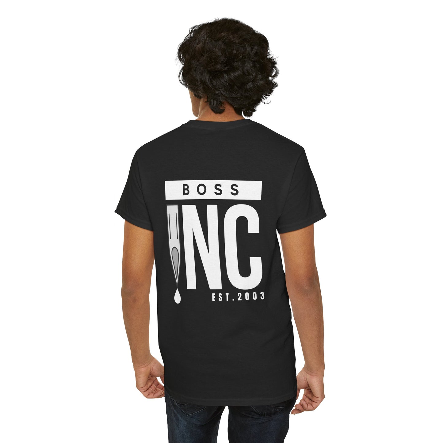 BOSS INC Large Back Logo Cotton Tee