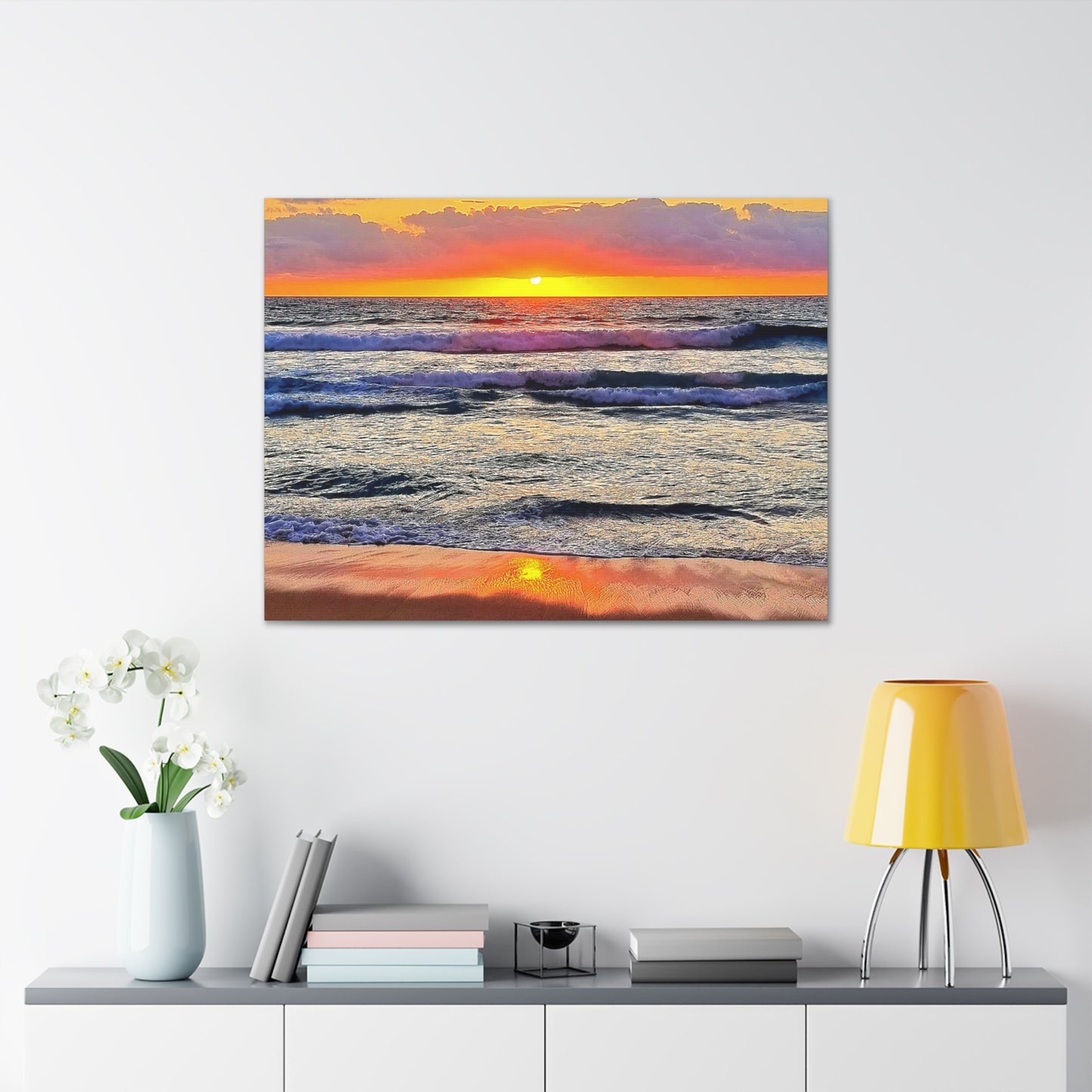 One Mile Sunrise Canvas Print