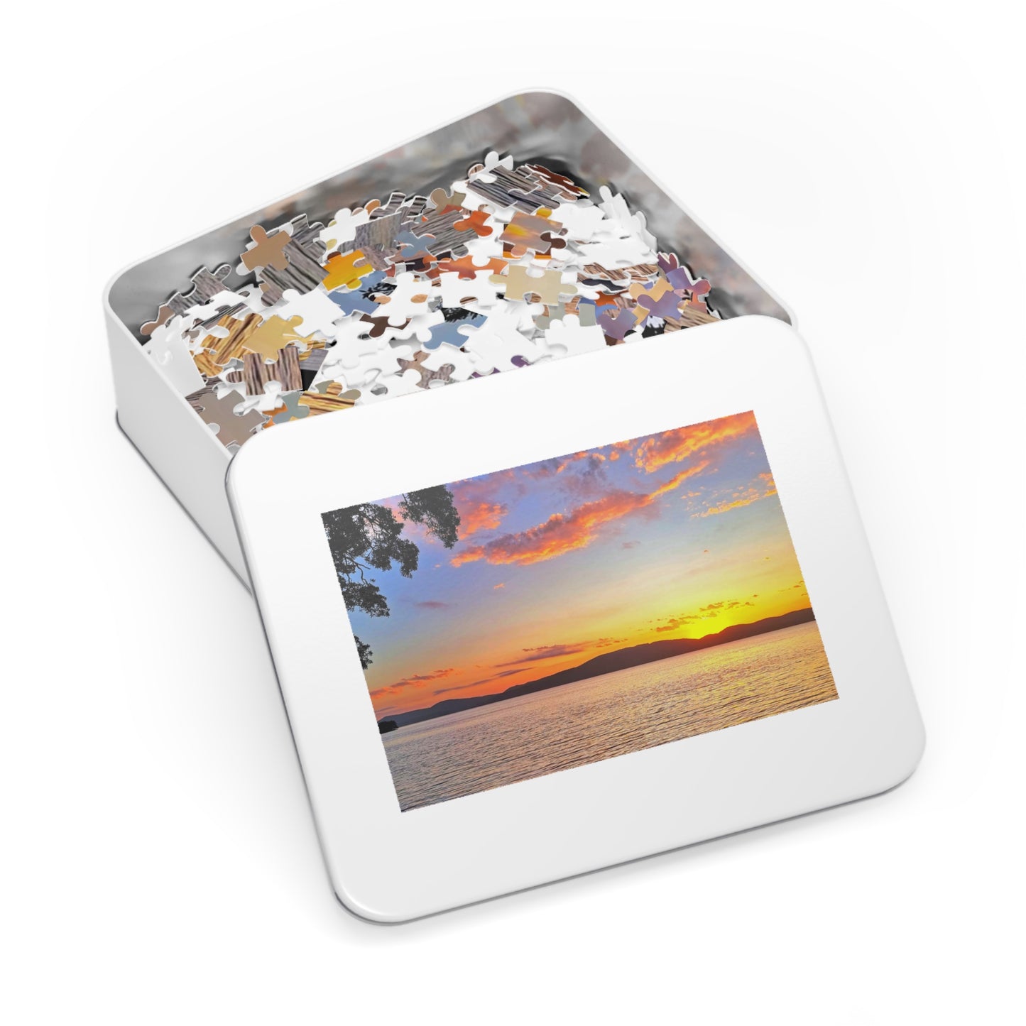 Sunset Lake Jigsaw Puzzle