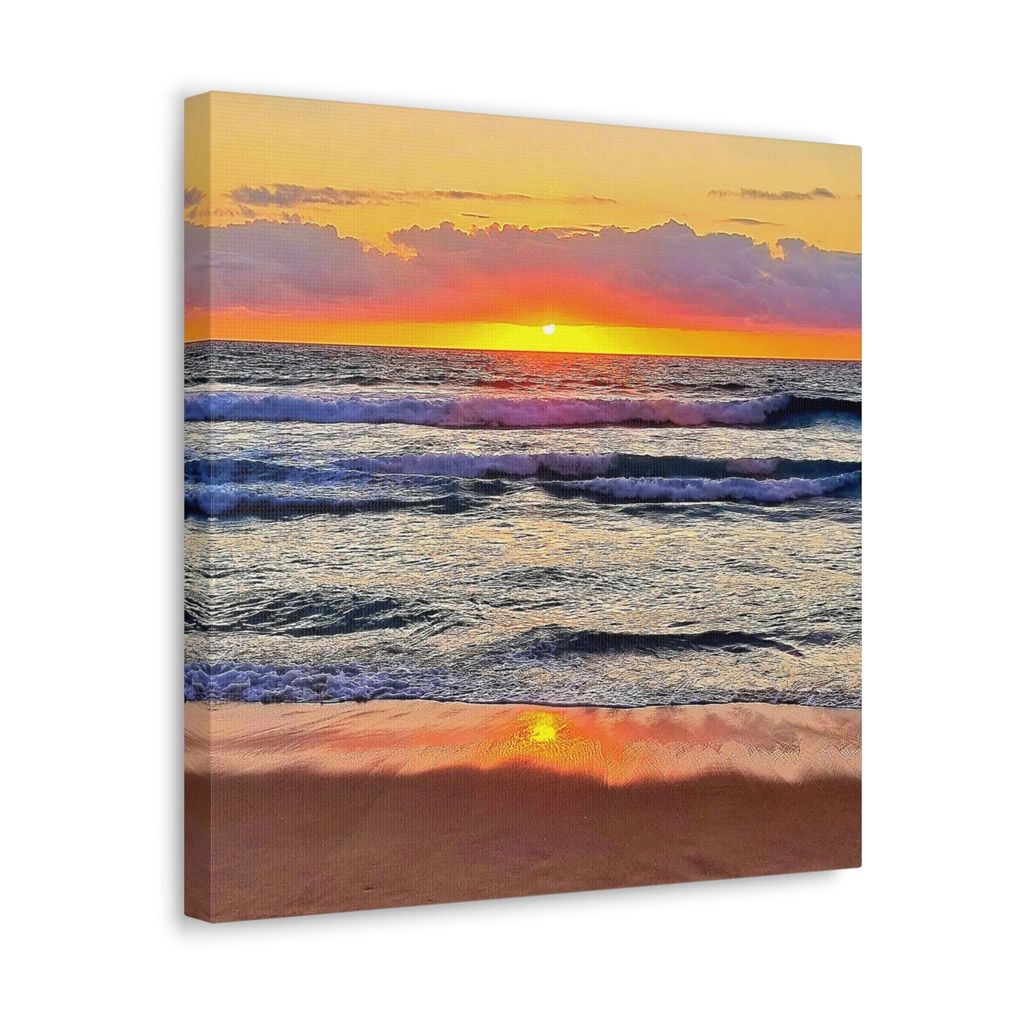 One Mile Sunrise Canvas Print