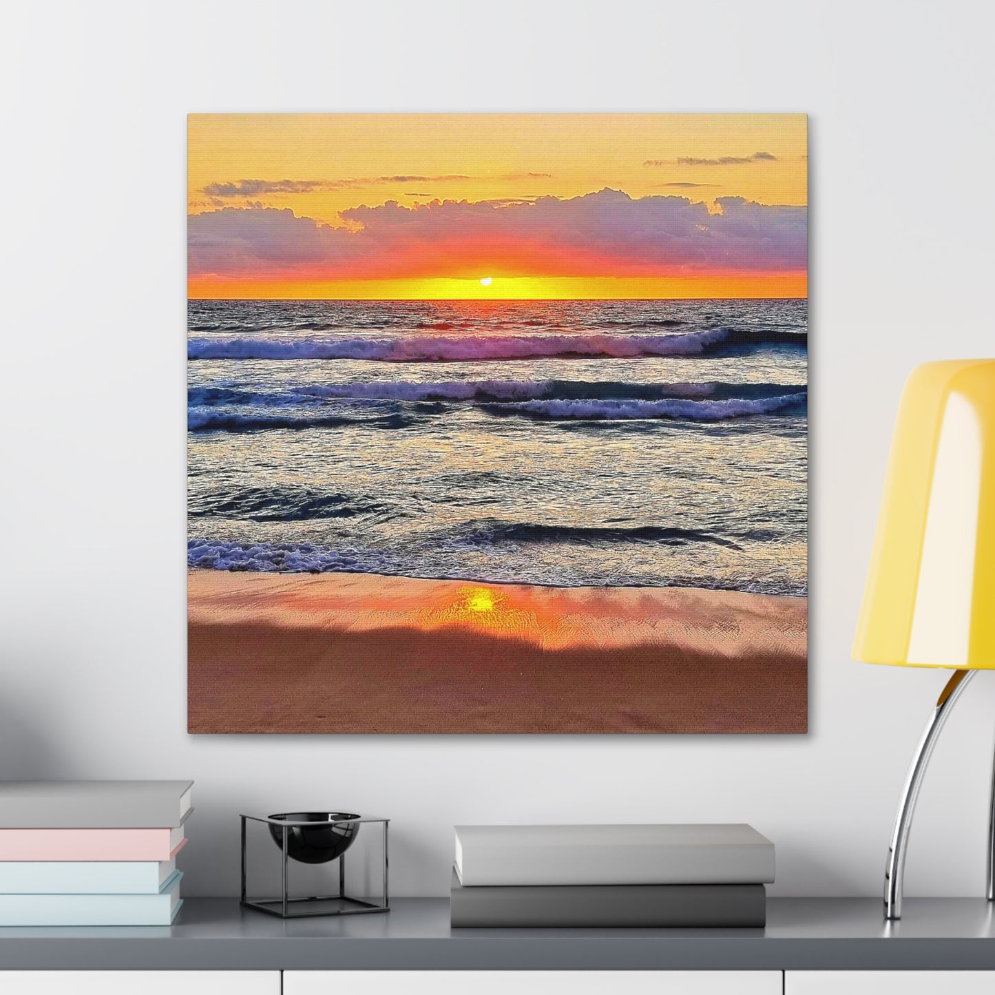 One Mile Sunrise Canvas Print