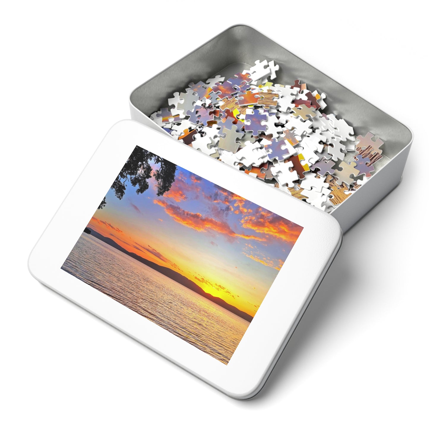 Sunset Lake Jigsaw Puzzle
