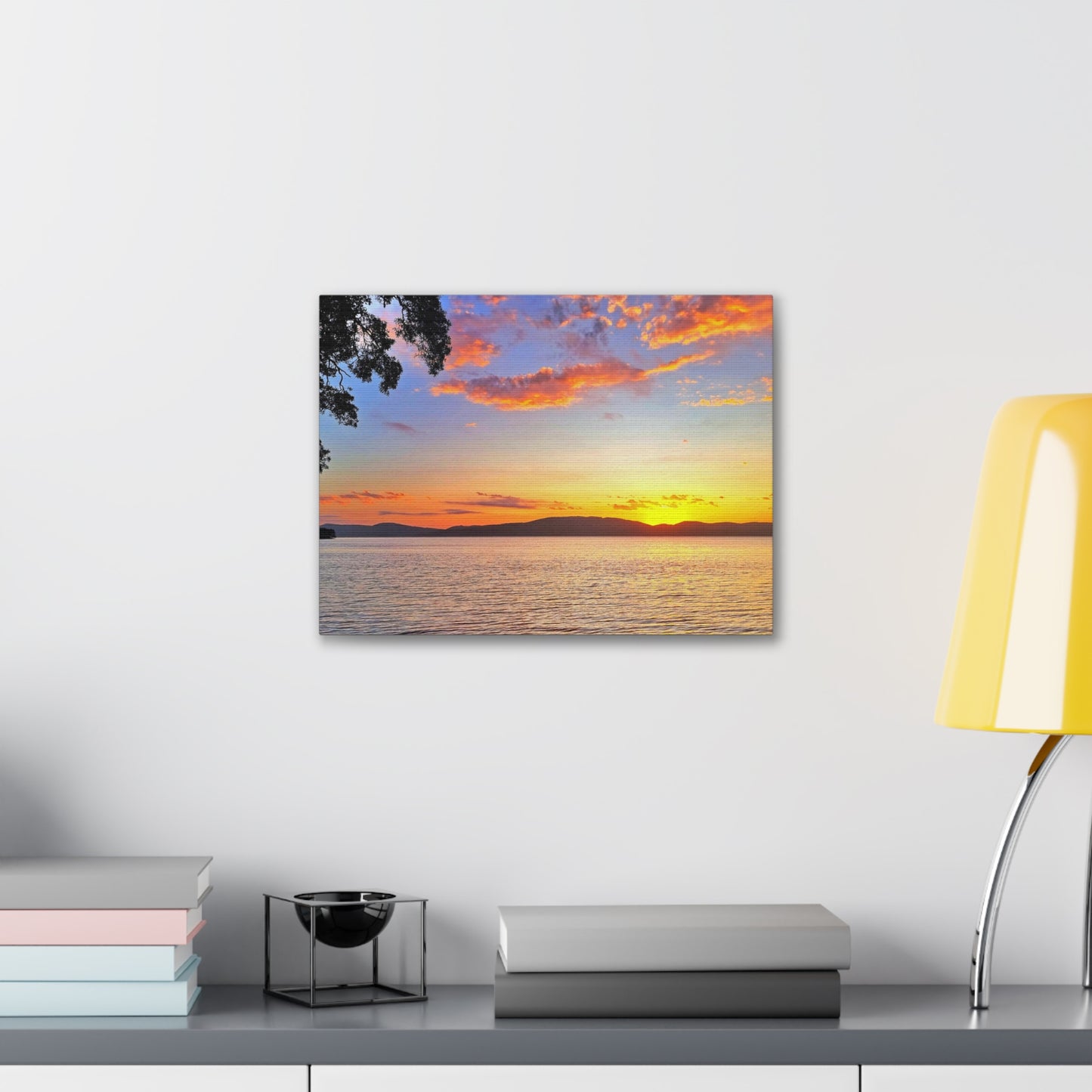 Sunset Lake Canvas Print