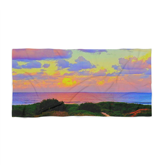 Cotton Candy Skies Beach Towel