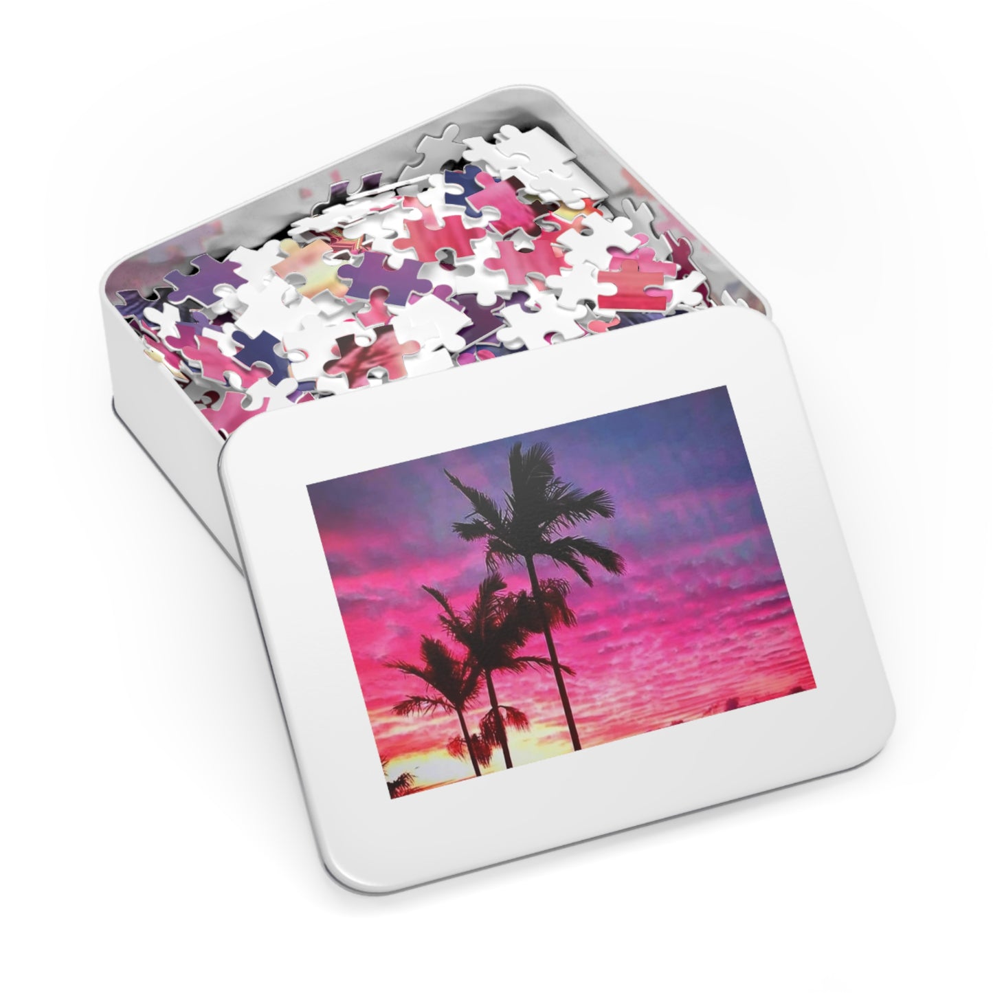 Cloudy Palms Jigsaw Puzzle
