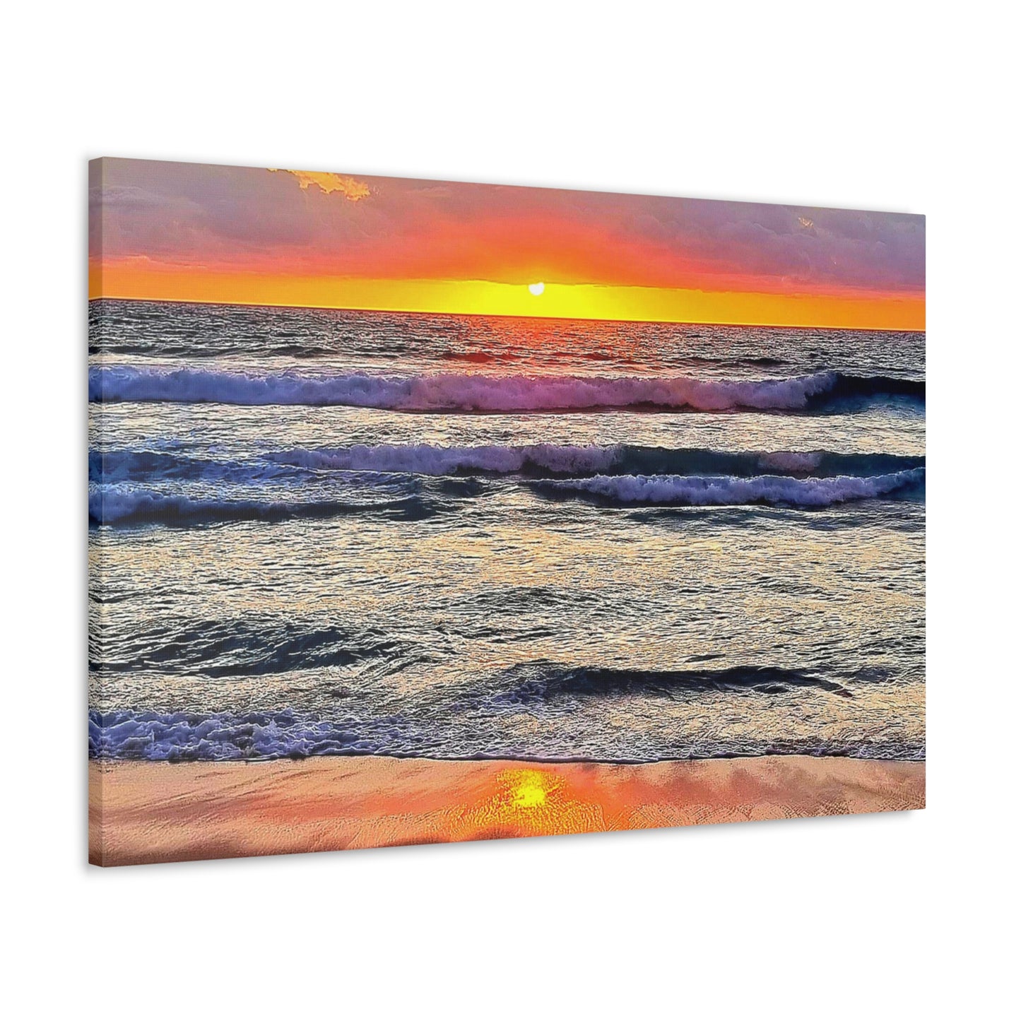 One Mile Sunrise Canvas Print