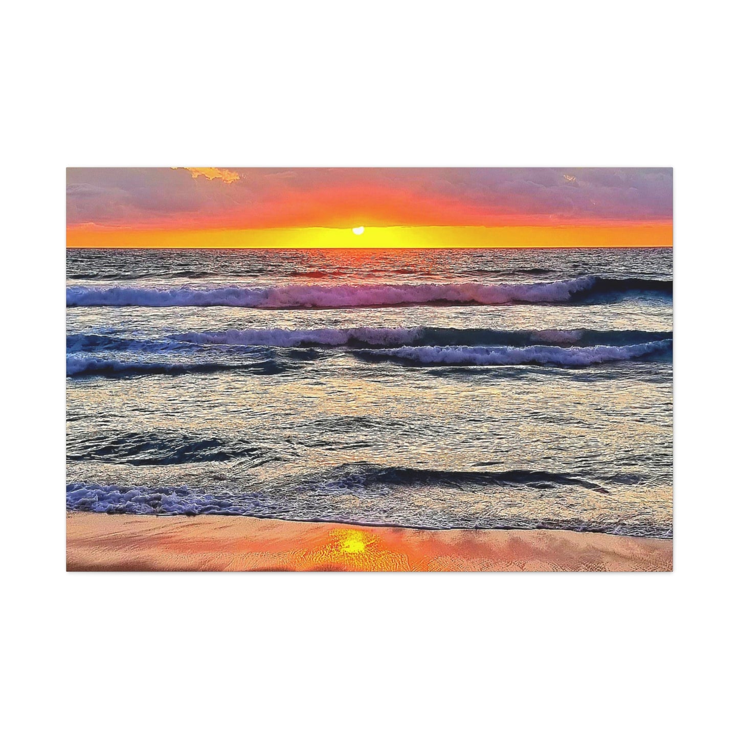 One Mile Sunrise Canvas Print