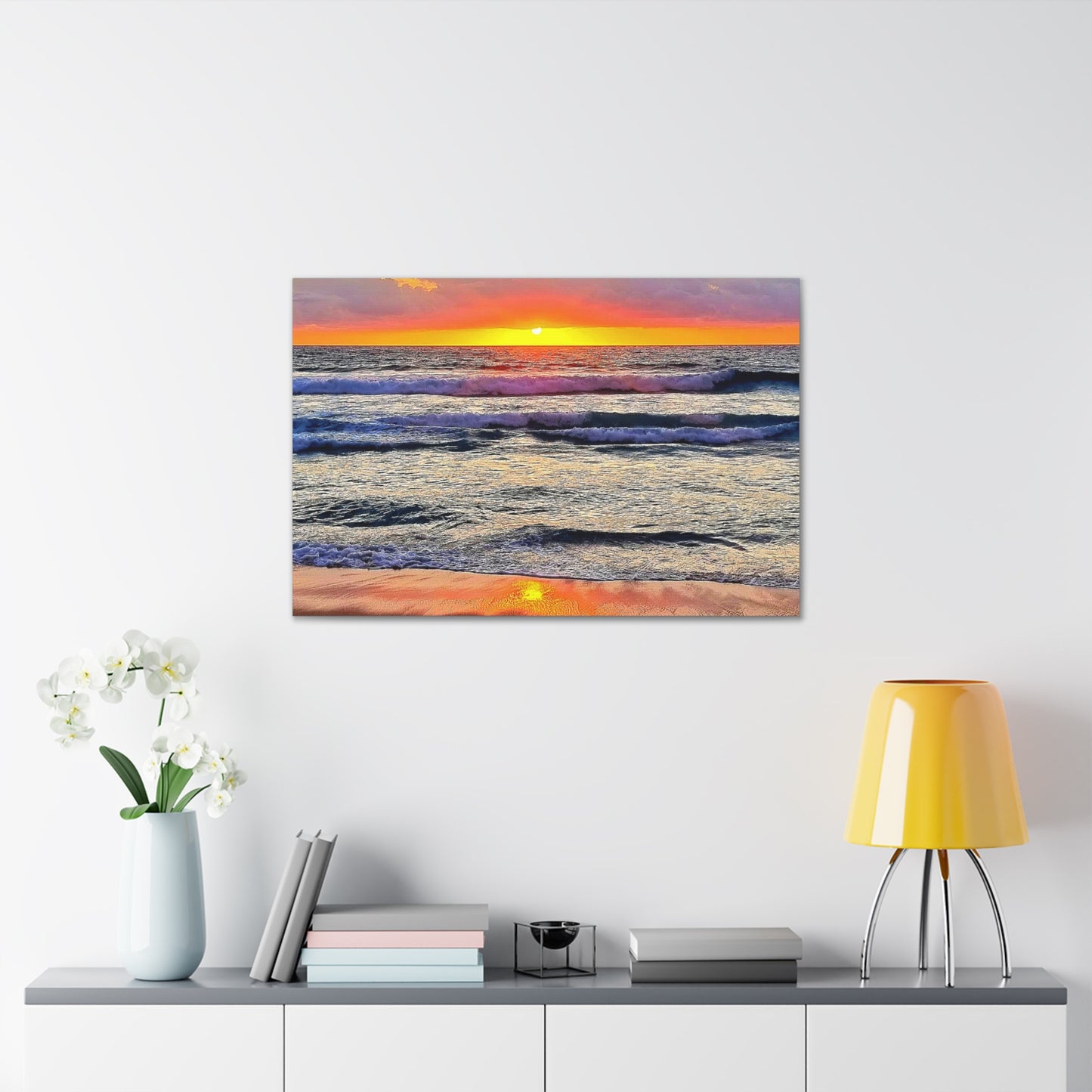 One Mile Sunrise Canvas Print