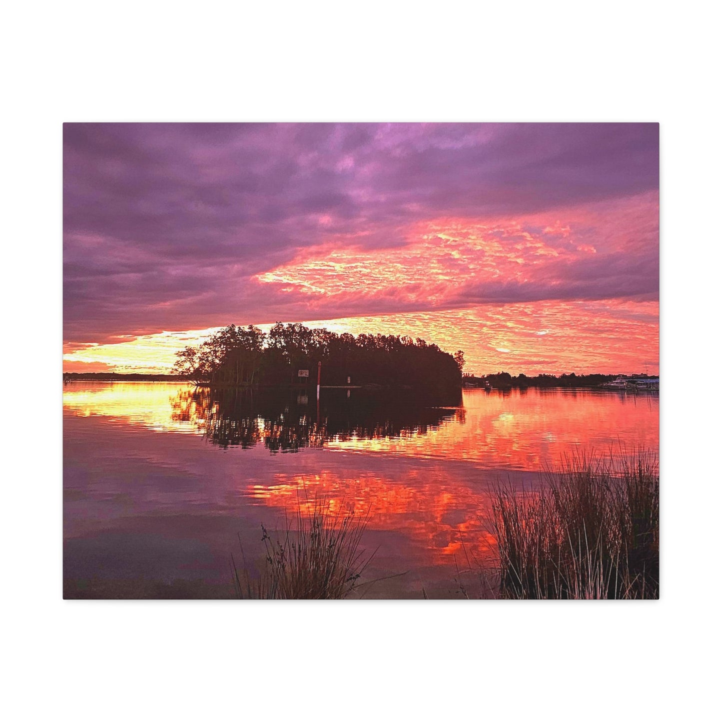 Wallis Lake Reflections Canvas Print