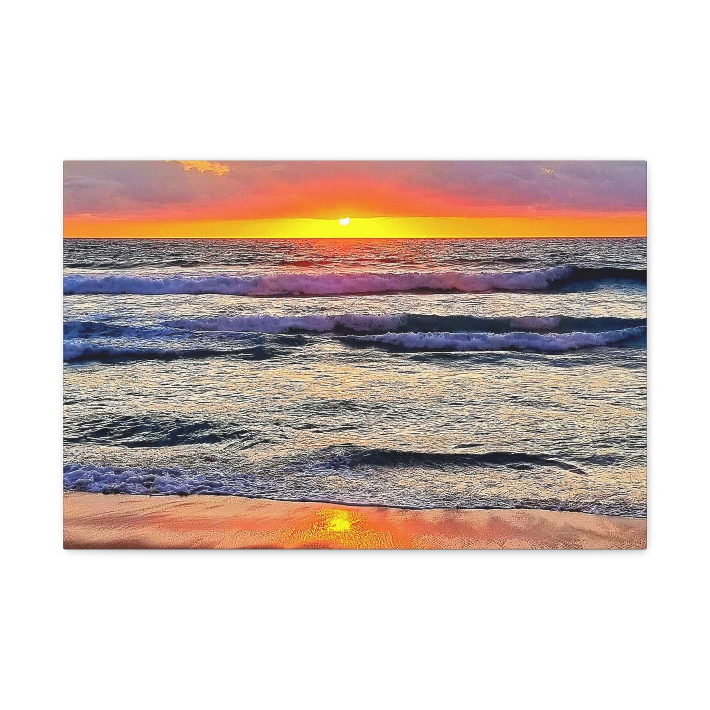 One Mile Sunrise Canvas Print