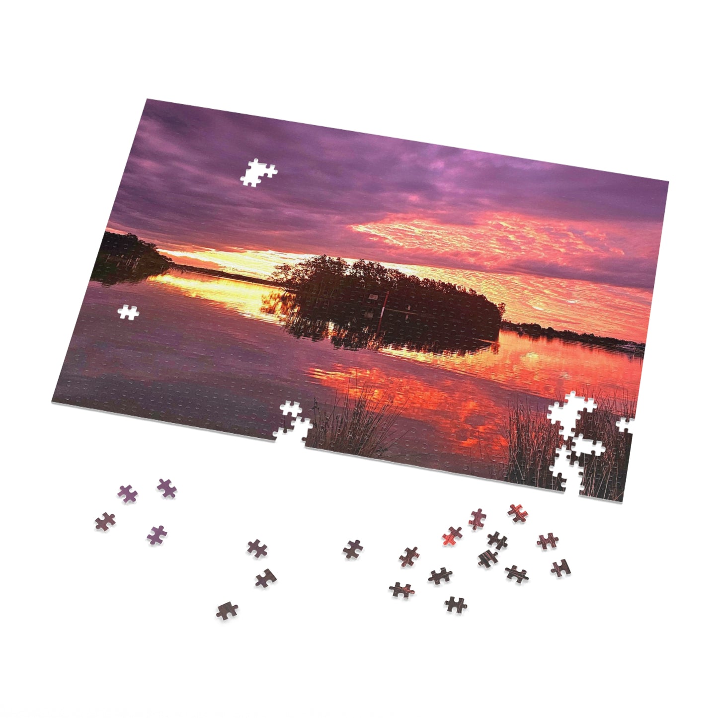 Wallis Lake Reflections Jigsaw Puzzle