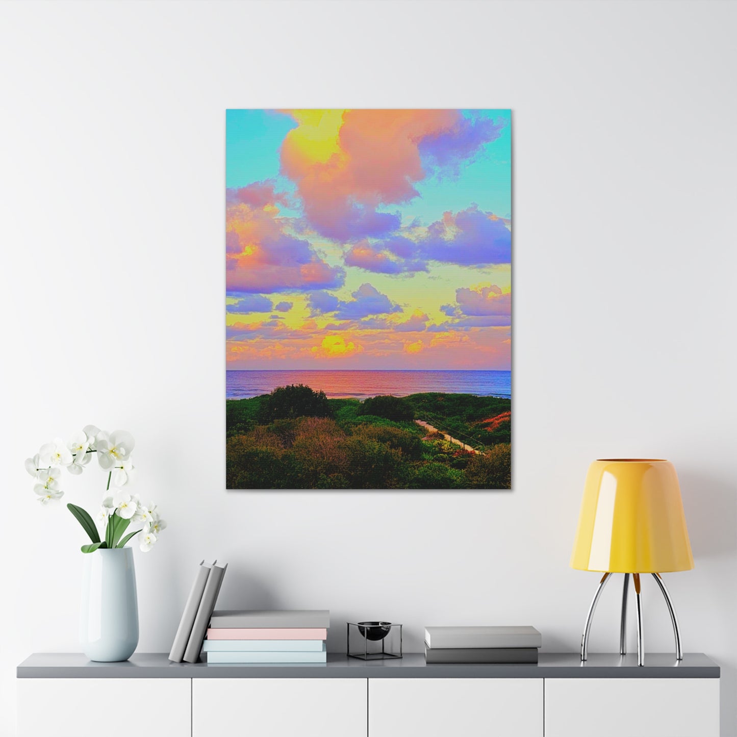 Cotton Candy Skies Canvas Print