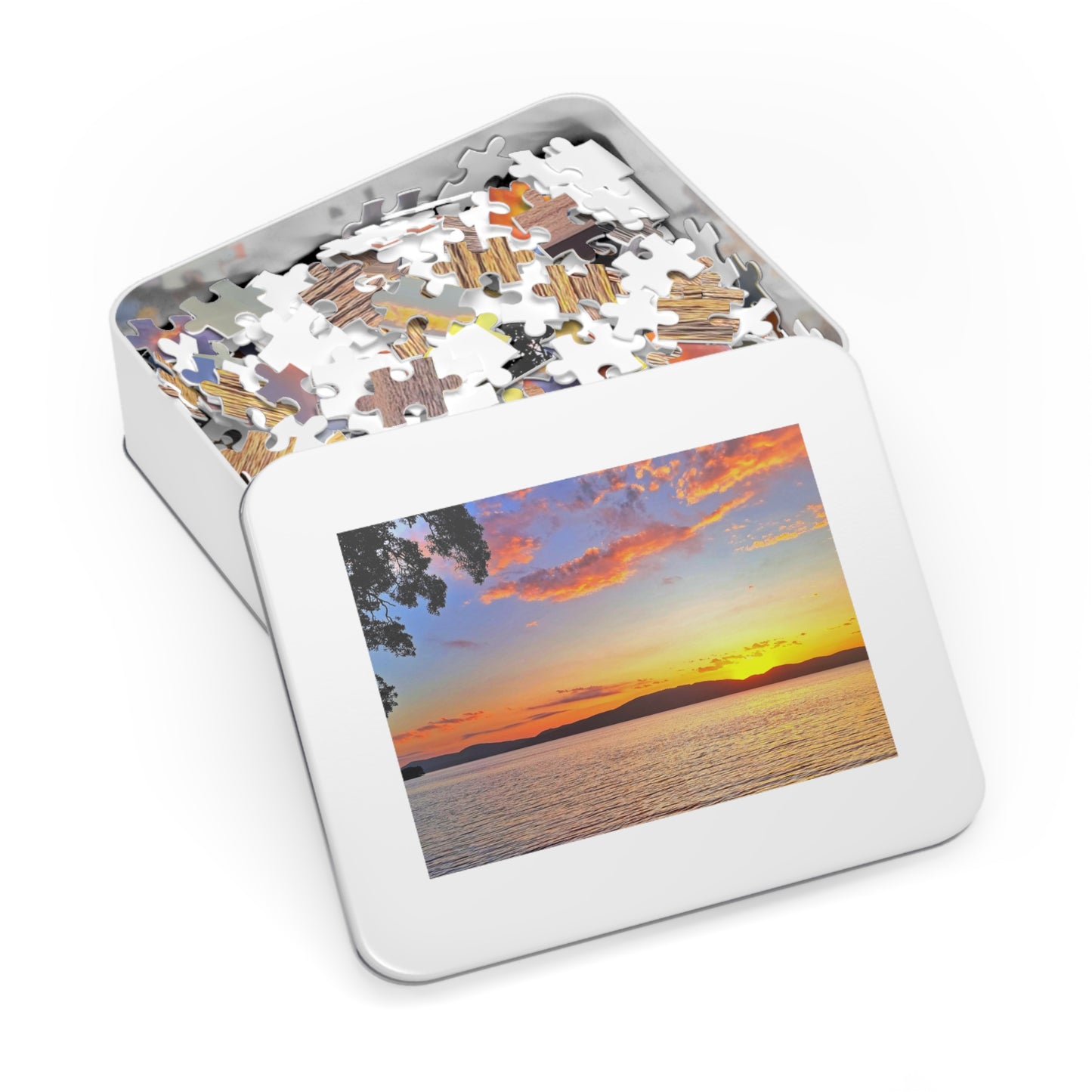 Sunset Lake Jigsaw Puzzle