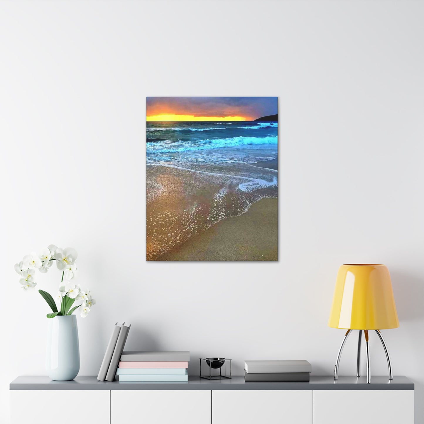 Golden One Mile Beach Canvas Print