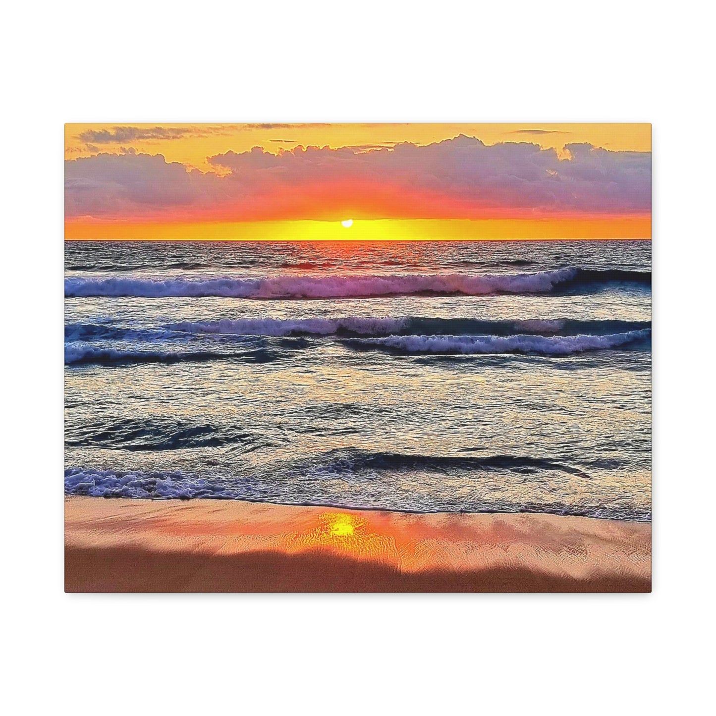 One Mile Sunrise Canvas Print