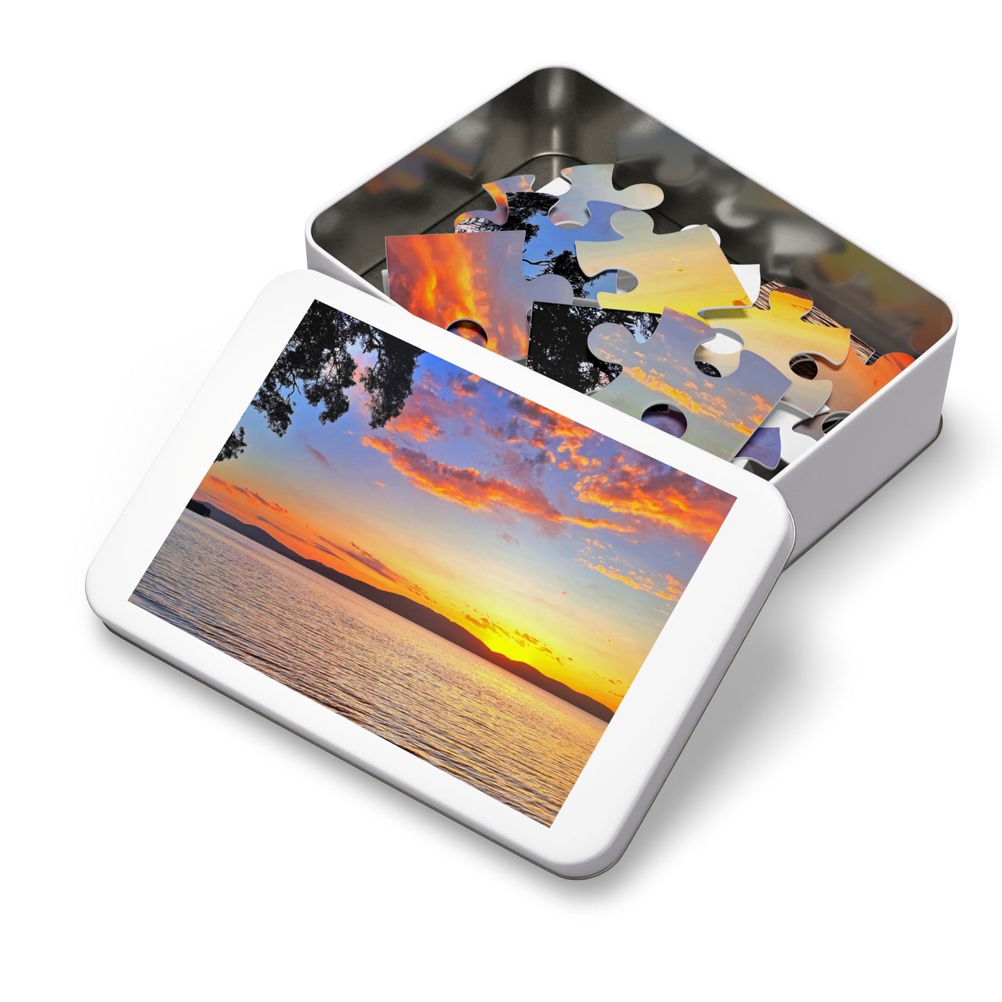 Sunset Lake Jigsaw Puzzle