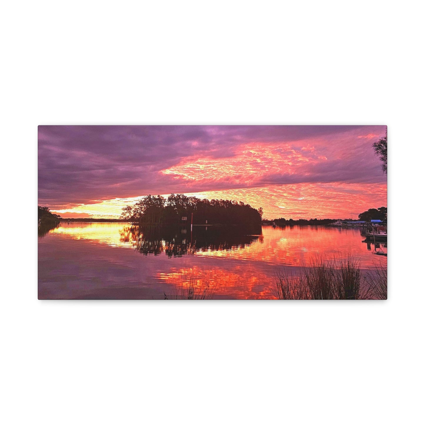 Wallis Lake Reflections Canvas Print