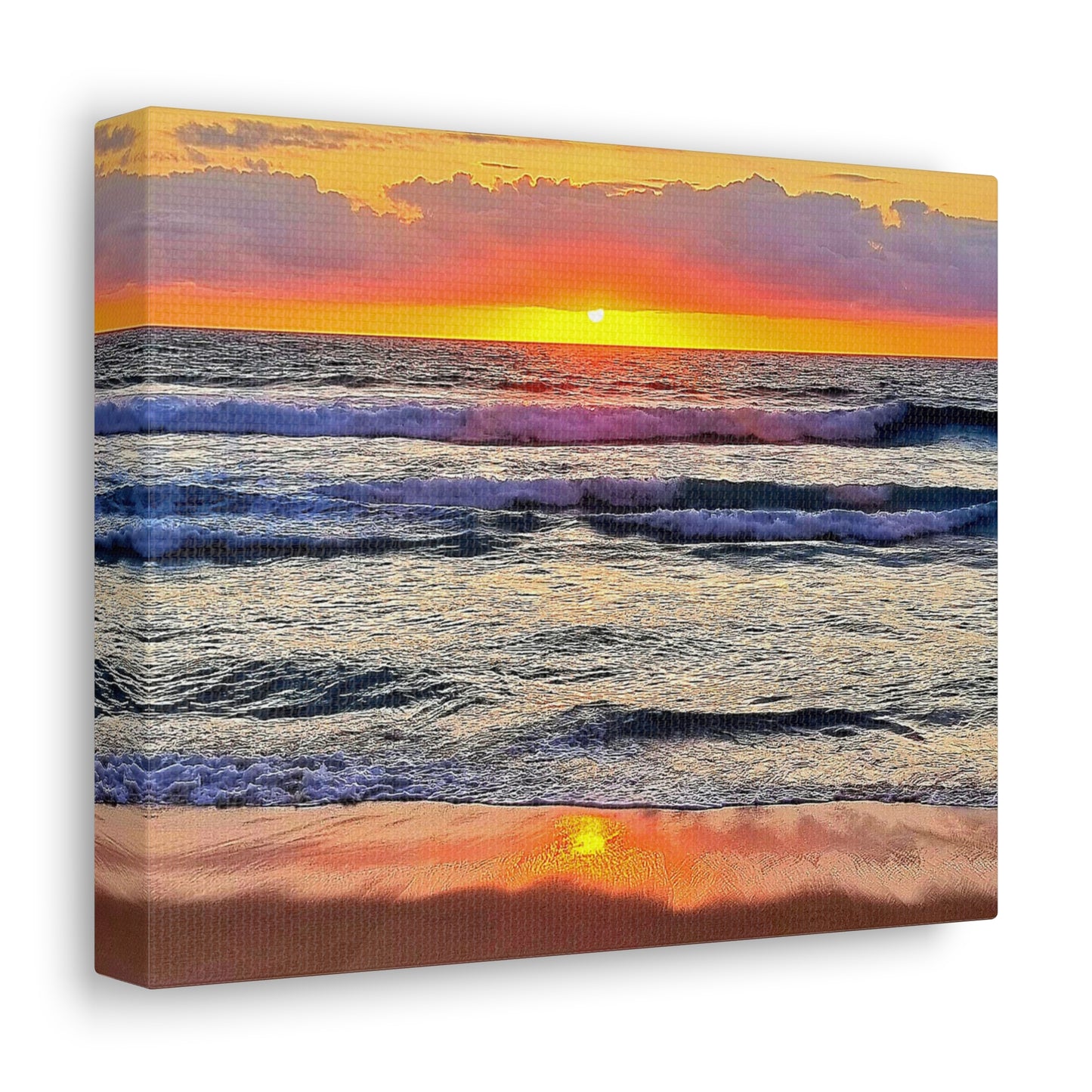 One Mile Sunrise Canvas Print