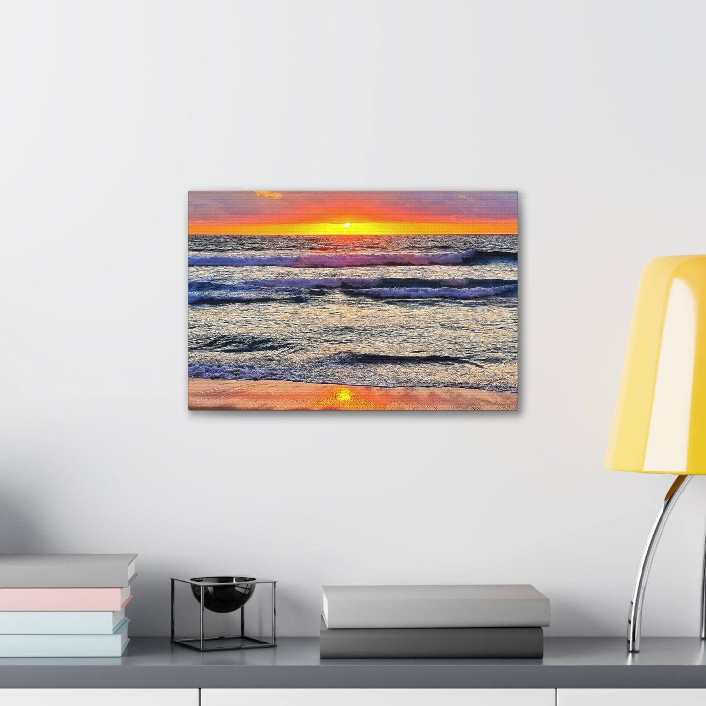 One Mile Sunrise Canvas Print