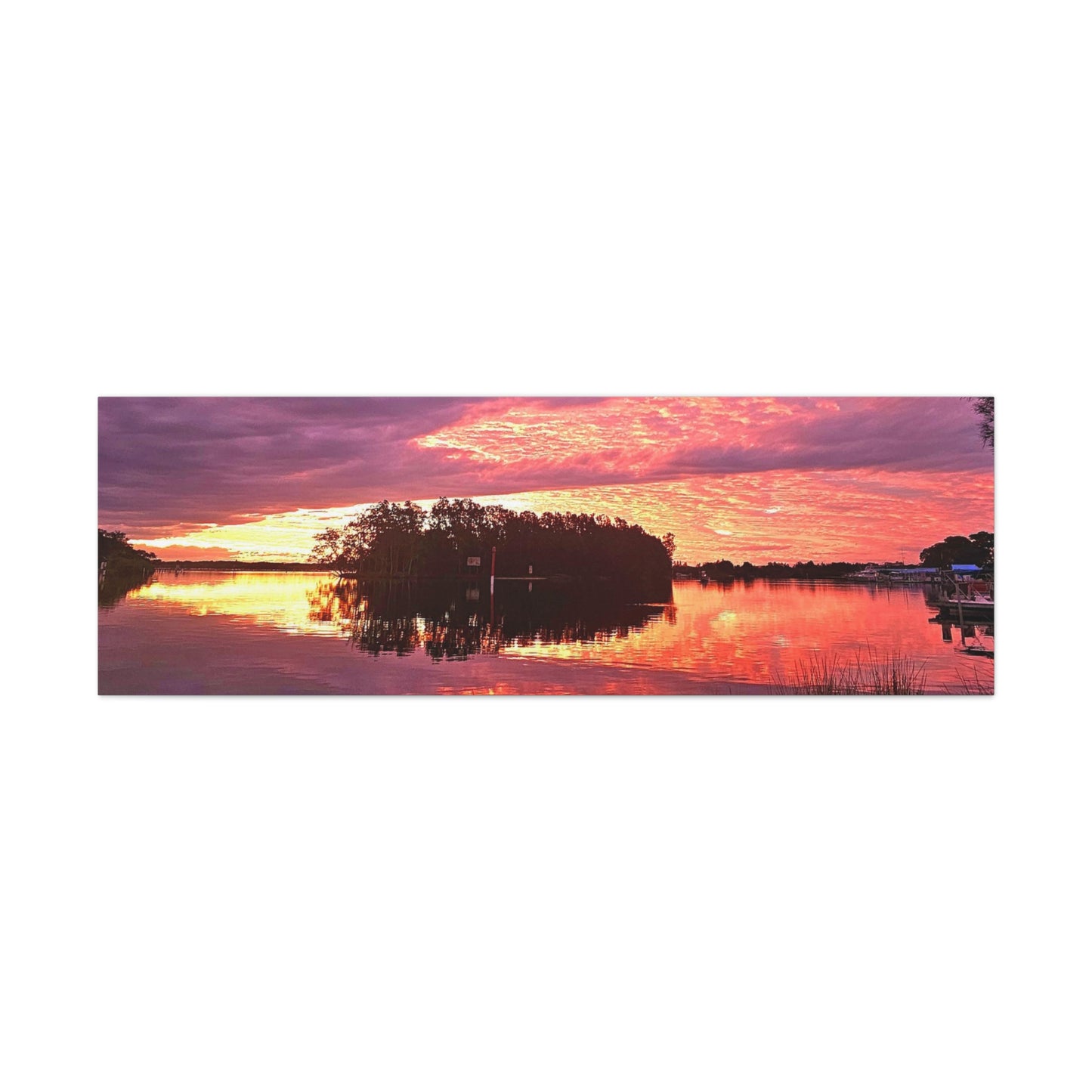 Wallis Lake Reflections Canvas Print