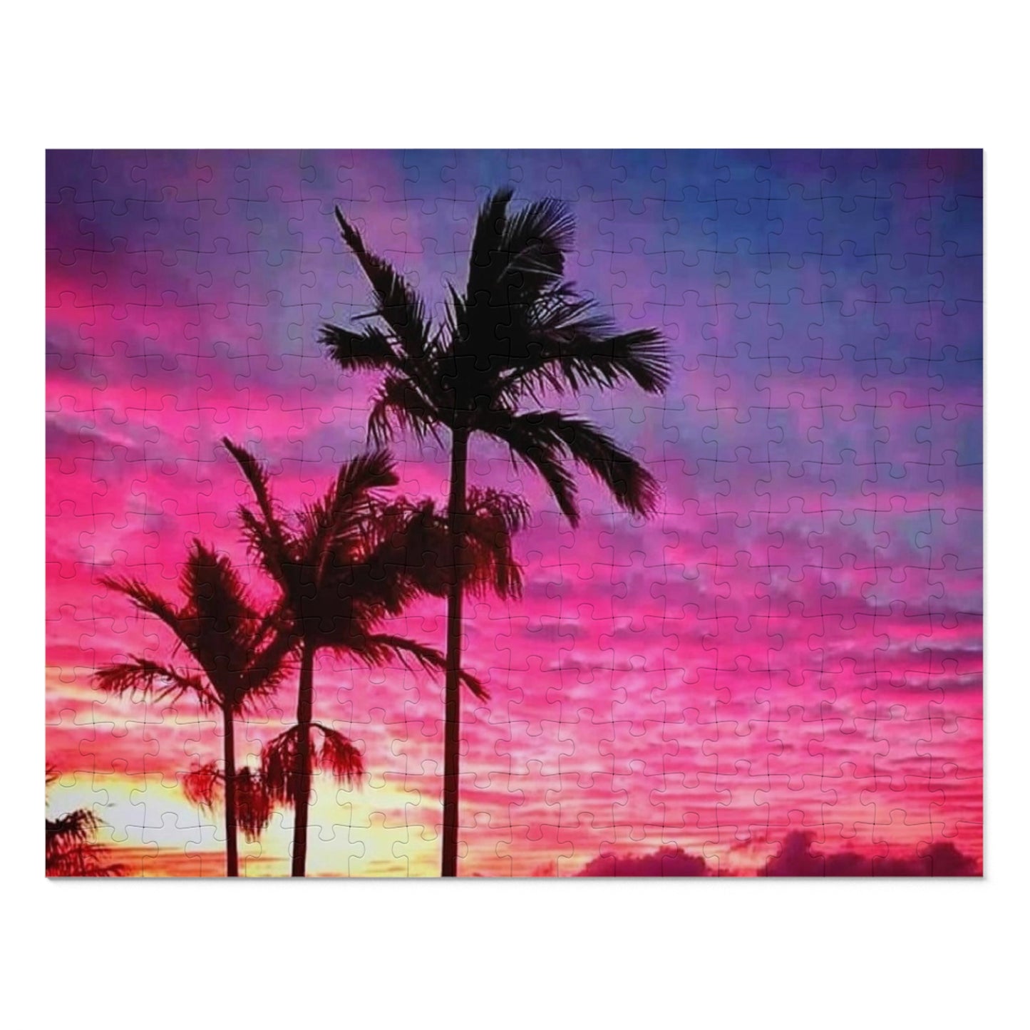 Cloudy Palms Jigsaw Puzzle