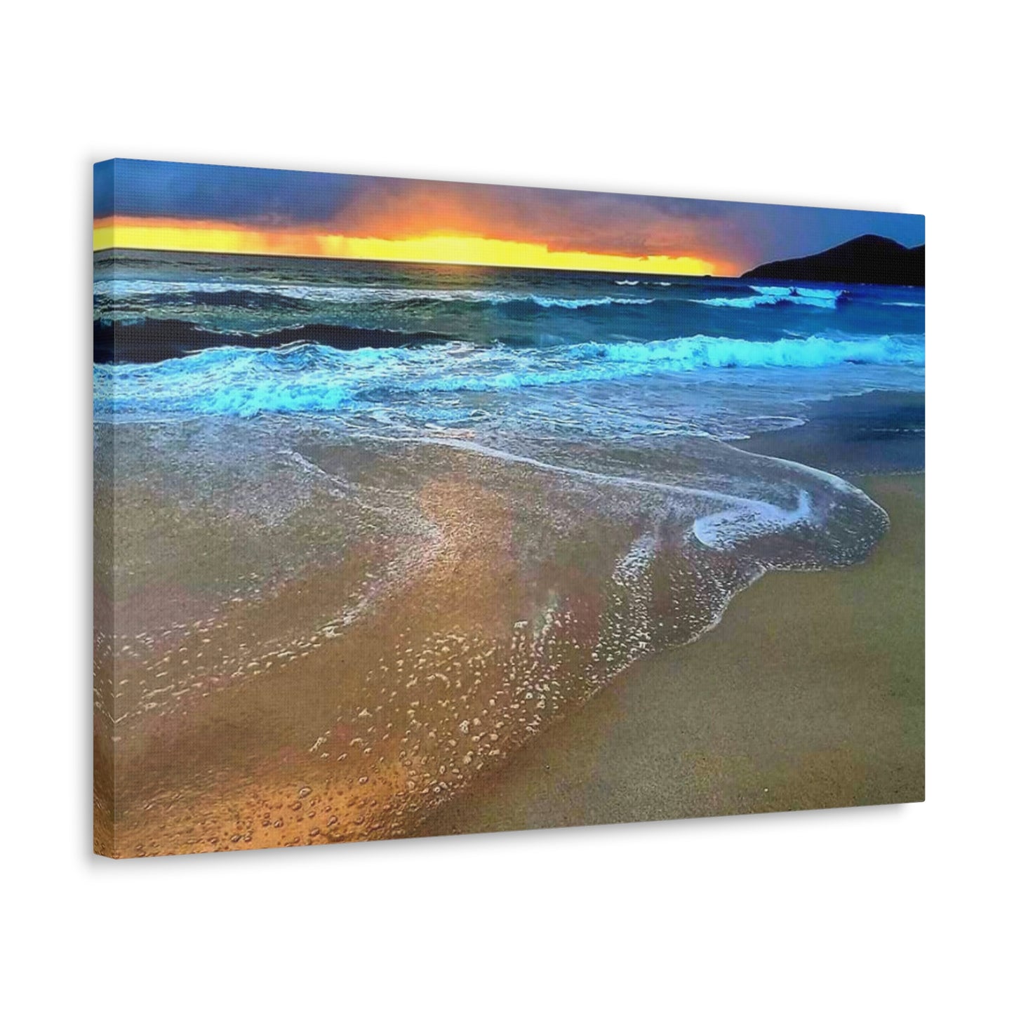 Golden One Mile Beach Canvas Print