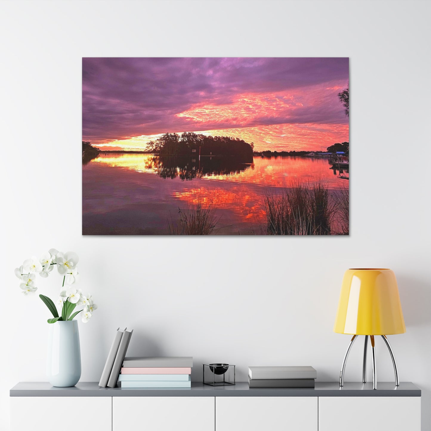 Wallis Lake Reflections Canvas Print