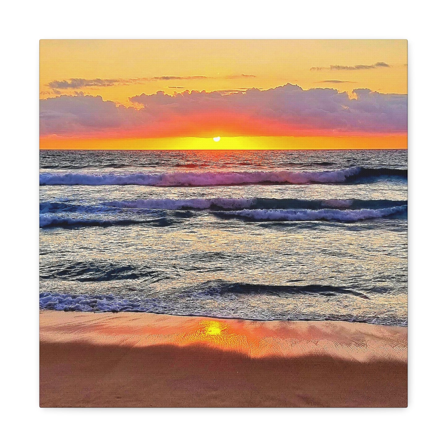 One Mile Sunrise Canvas Print