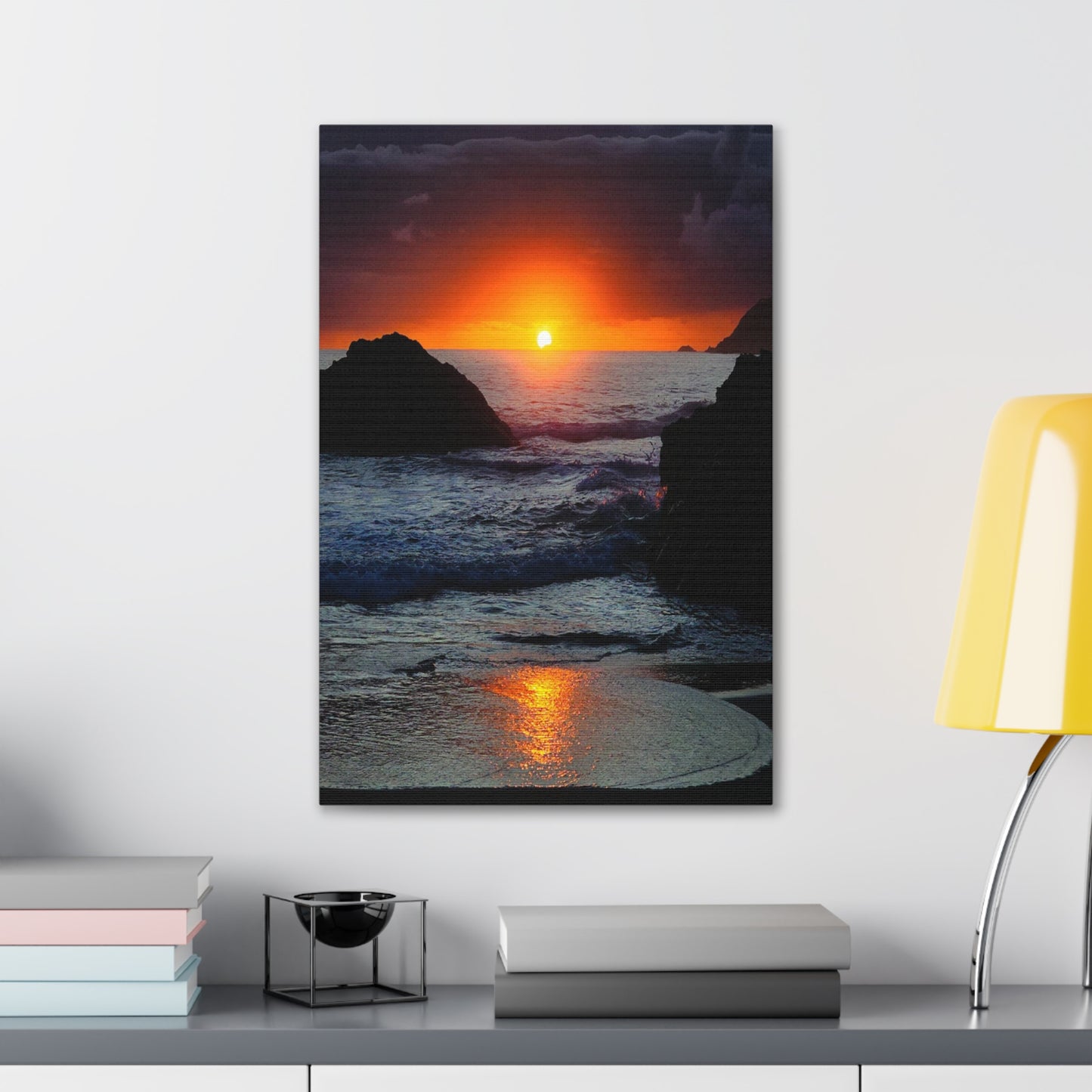 Dark Sunrise Canvas Print