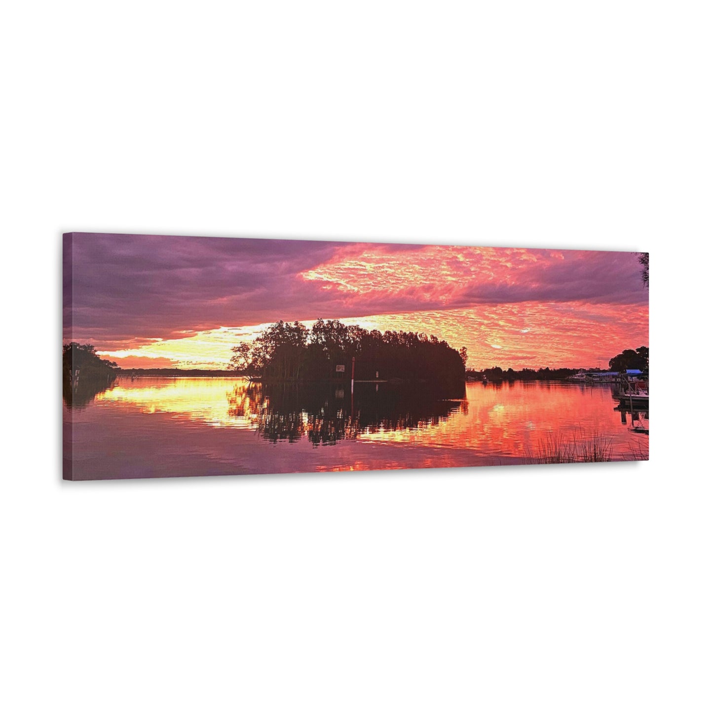 Wallis Lake Reflections Canvas Print