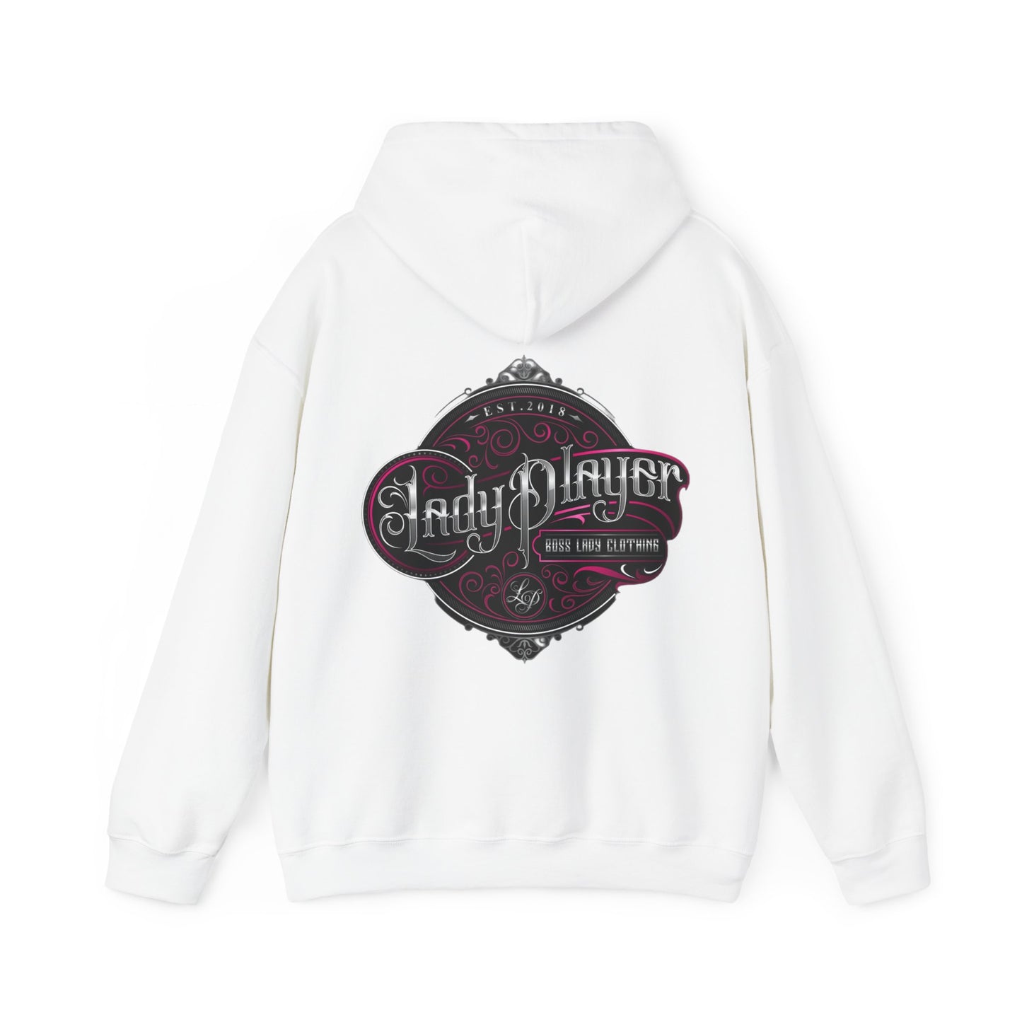 Lady Player Boss Lady Back Logo Hoodie Multi Colours
