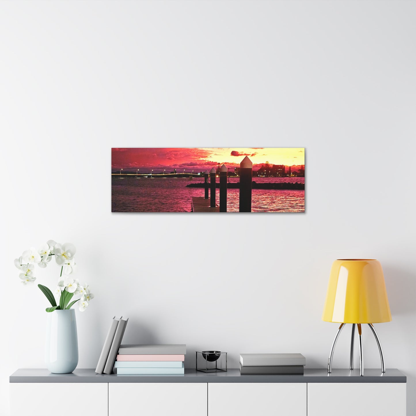 Forster Pier Sunset Canvas Print