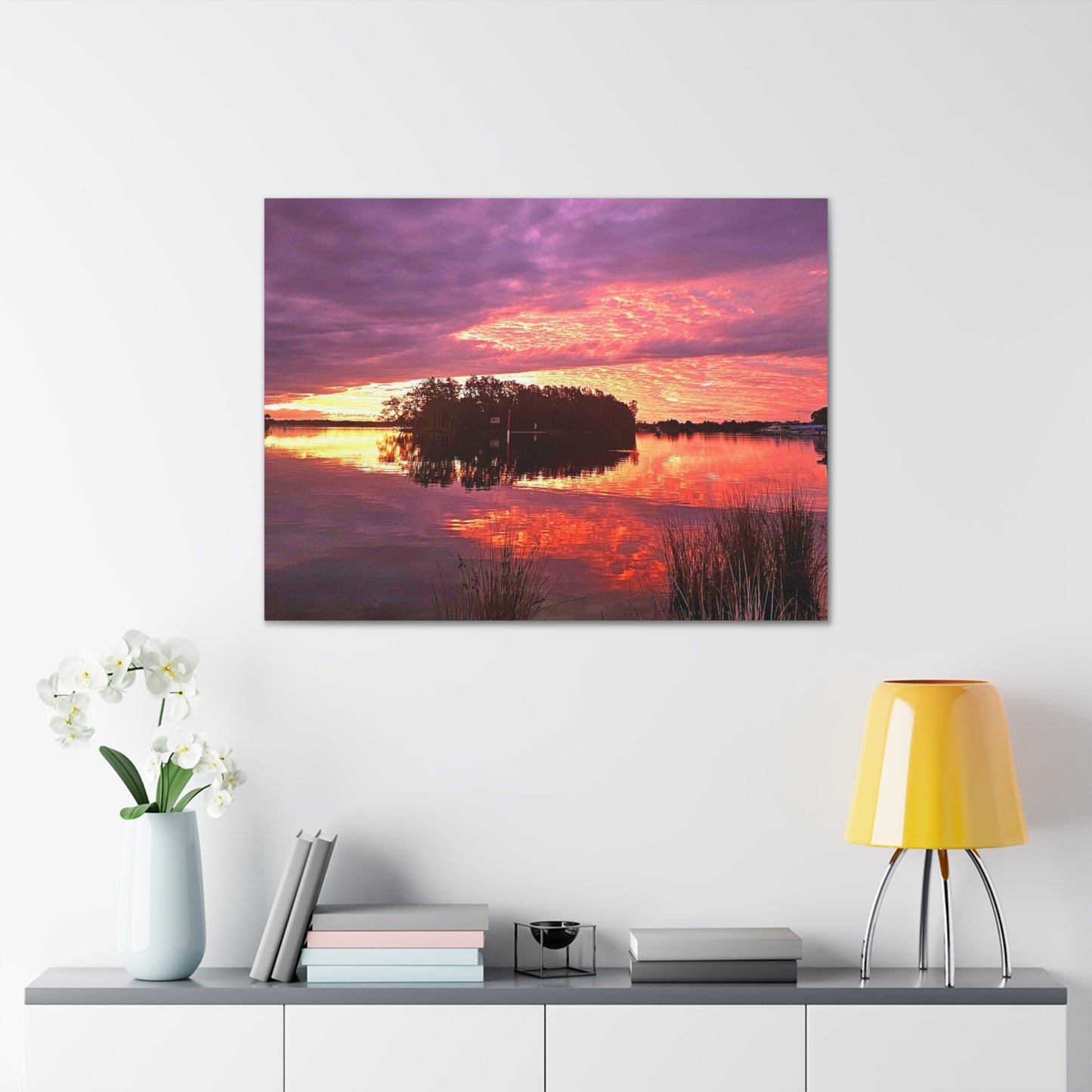 Wallis Lake Reflections Canvas Print