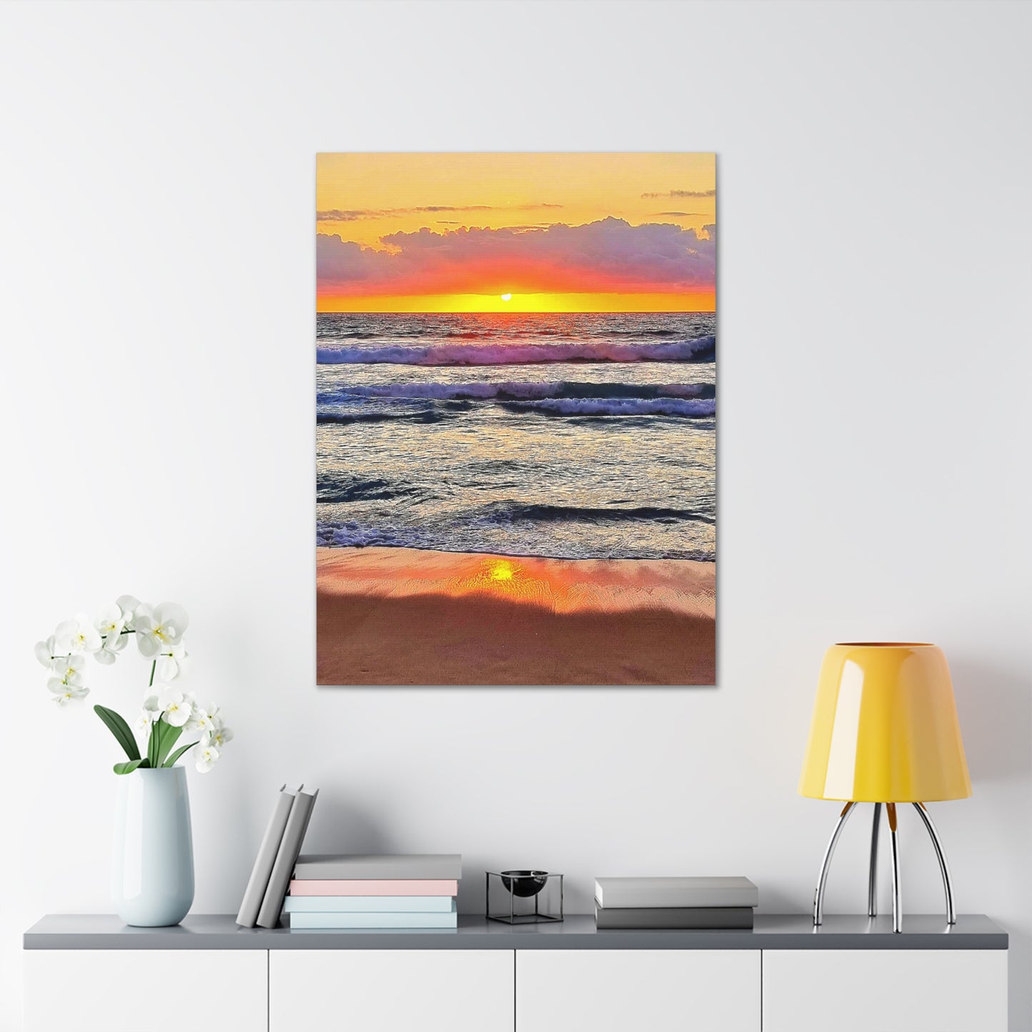 One Mile Sunrise Canvas Print