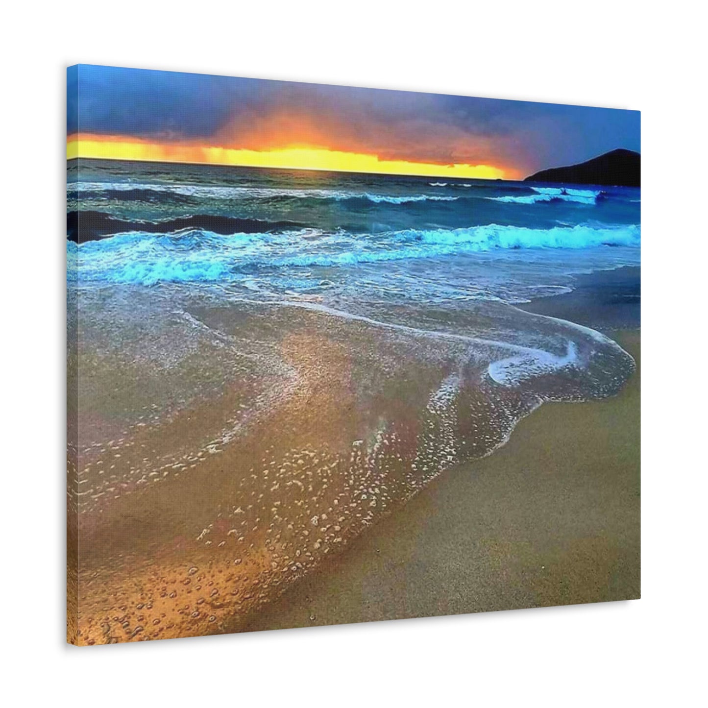 Golden One Mile Beach Canvas Print