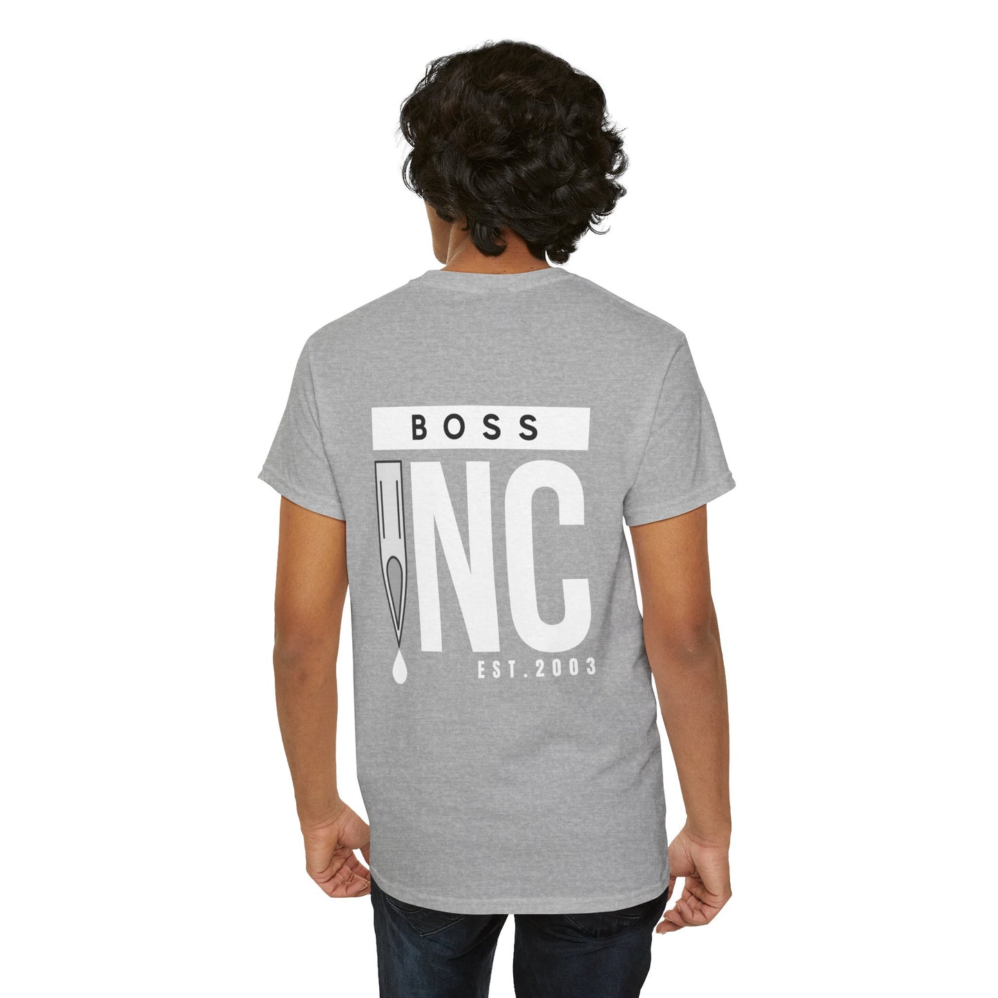 BOSS INC Large Back Logo Cotton Tee