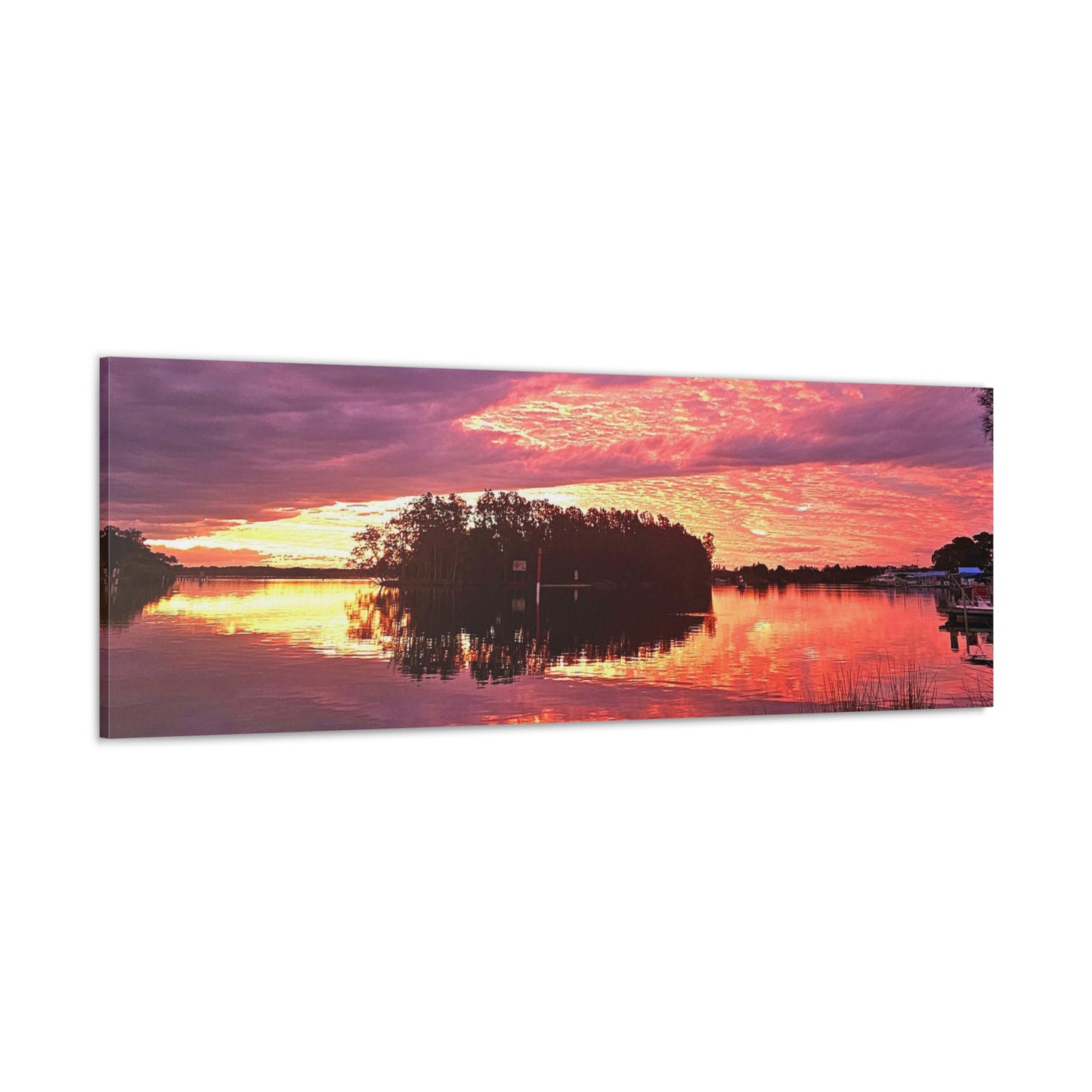 Wallis Lake Reflections Canvas Print