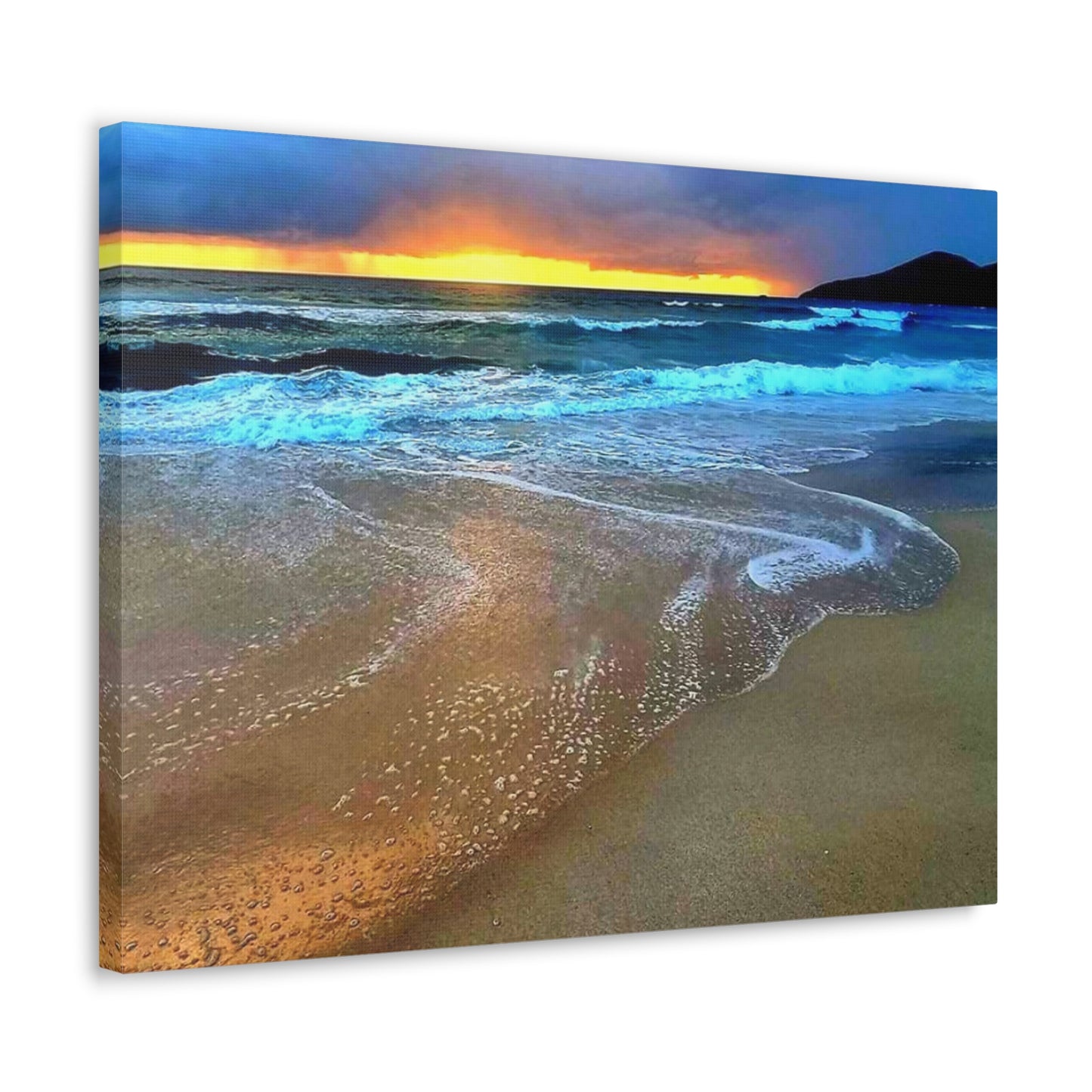 Golden One Mile Beach Canvas Print