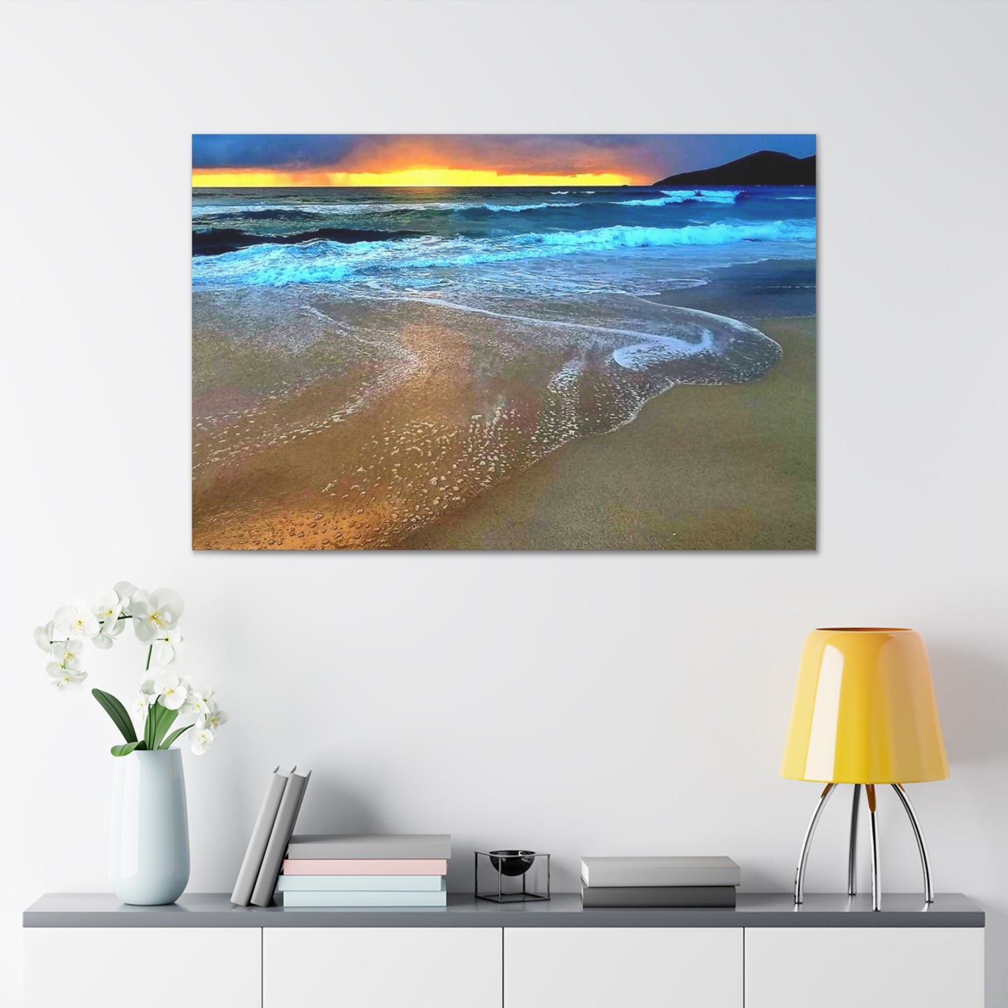 Golden One Mile Beach Canvas Print