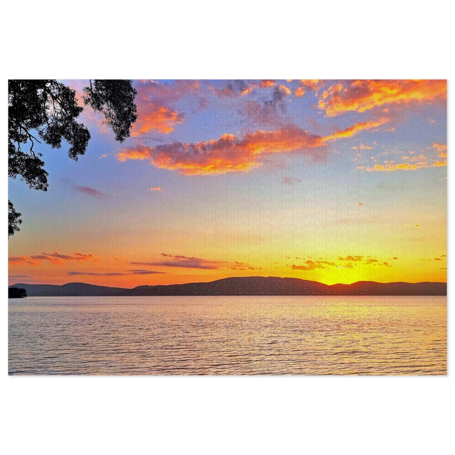 Sunset Lake Jigsaw Puzzle