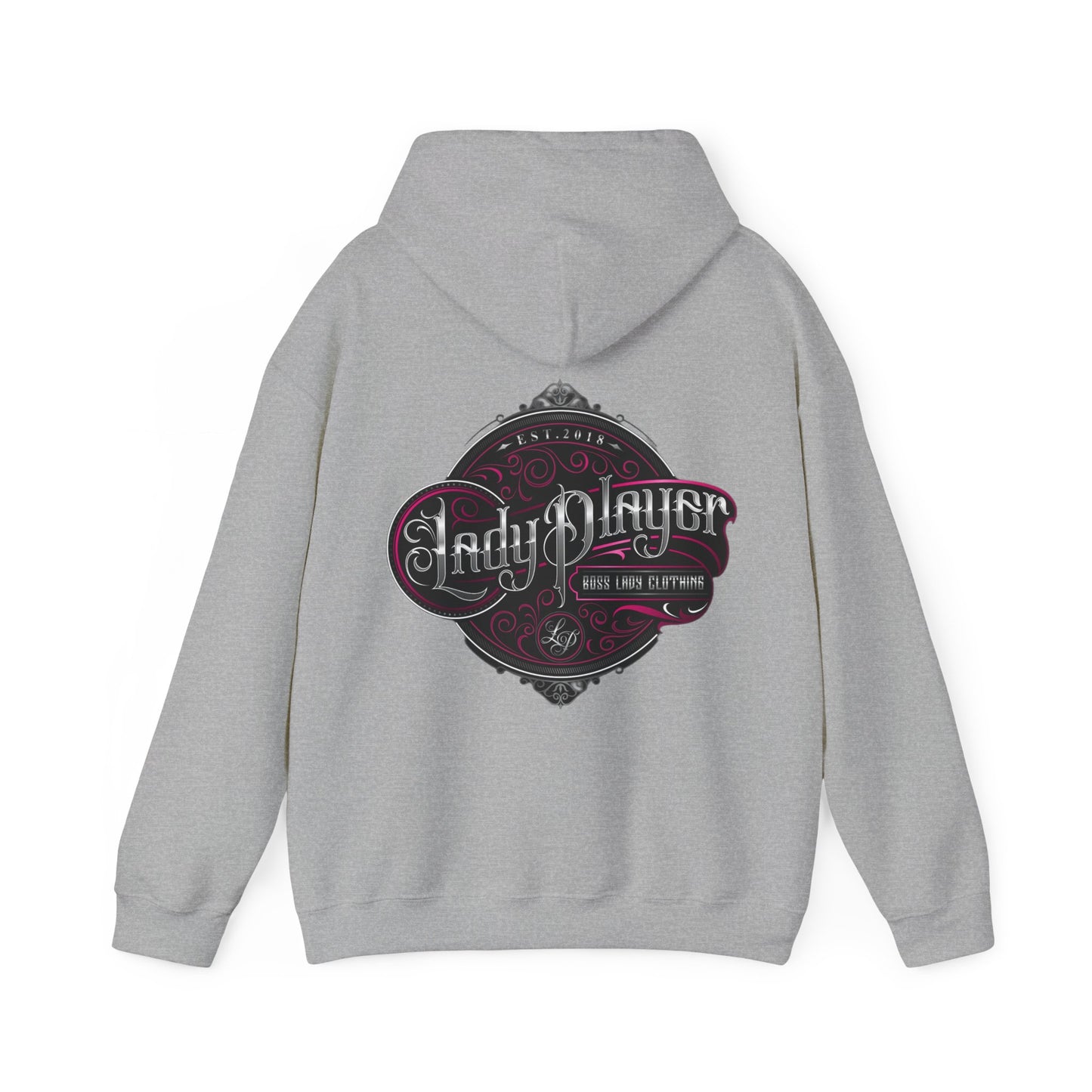 Lady Player Boss Lady Back Logo Hoodie Multi Colours