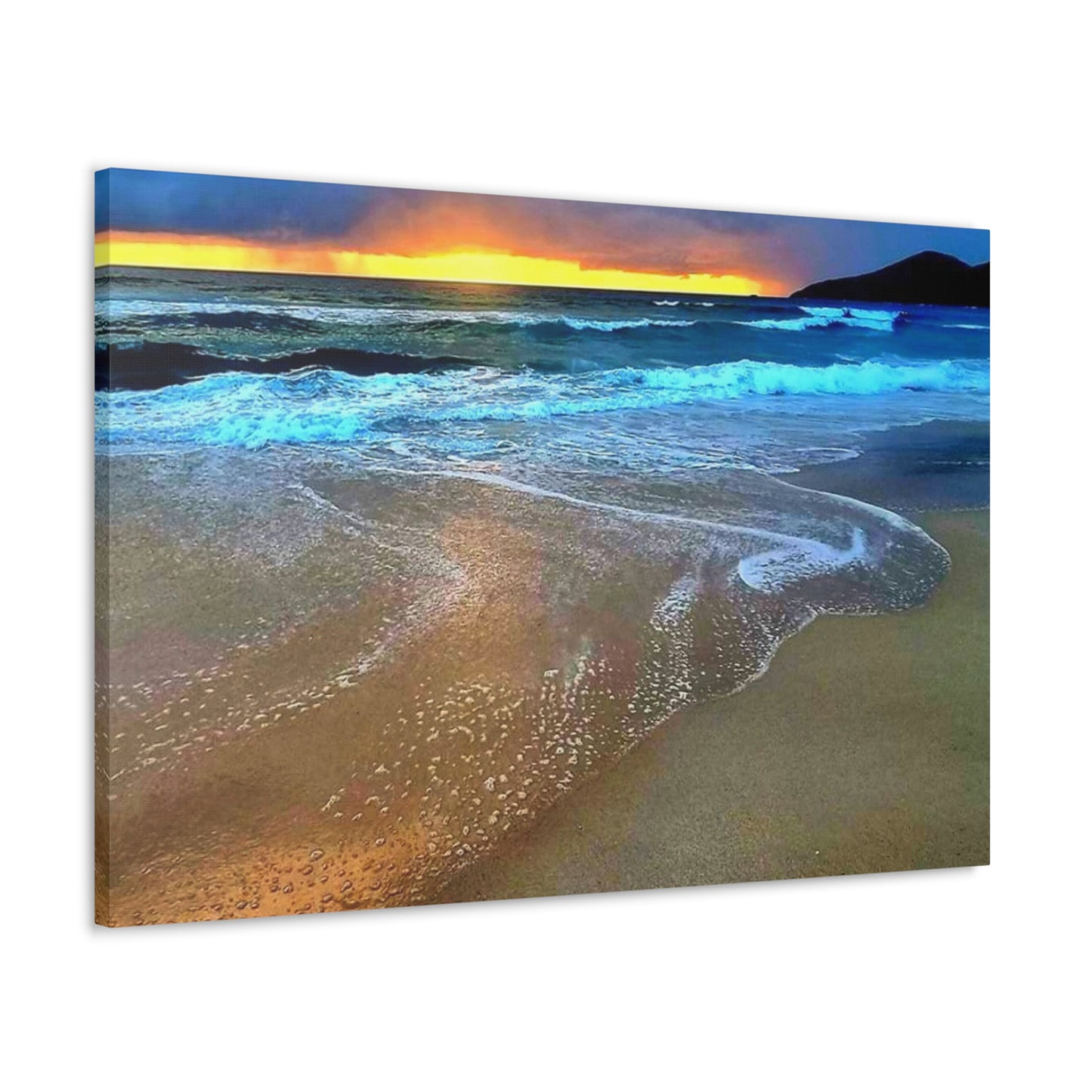 Golden One Mile Beach Canvas Print