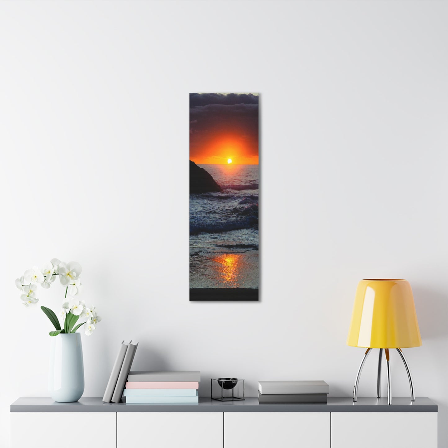 Dark Sunrise Canvas Print