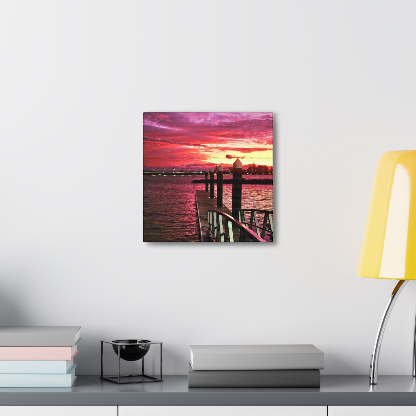 Forster Pier Sunset Canvas Print
