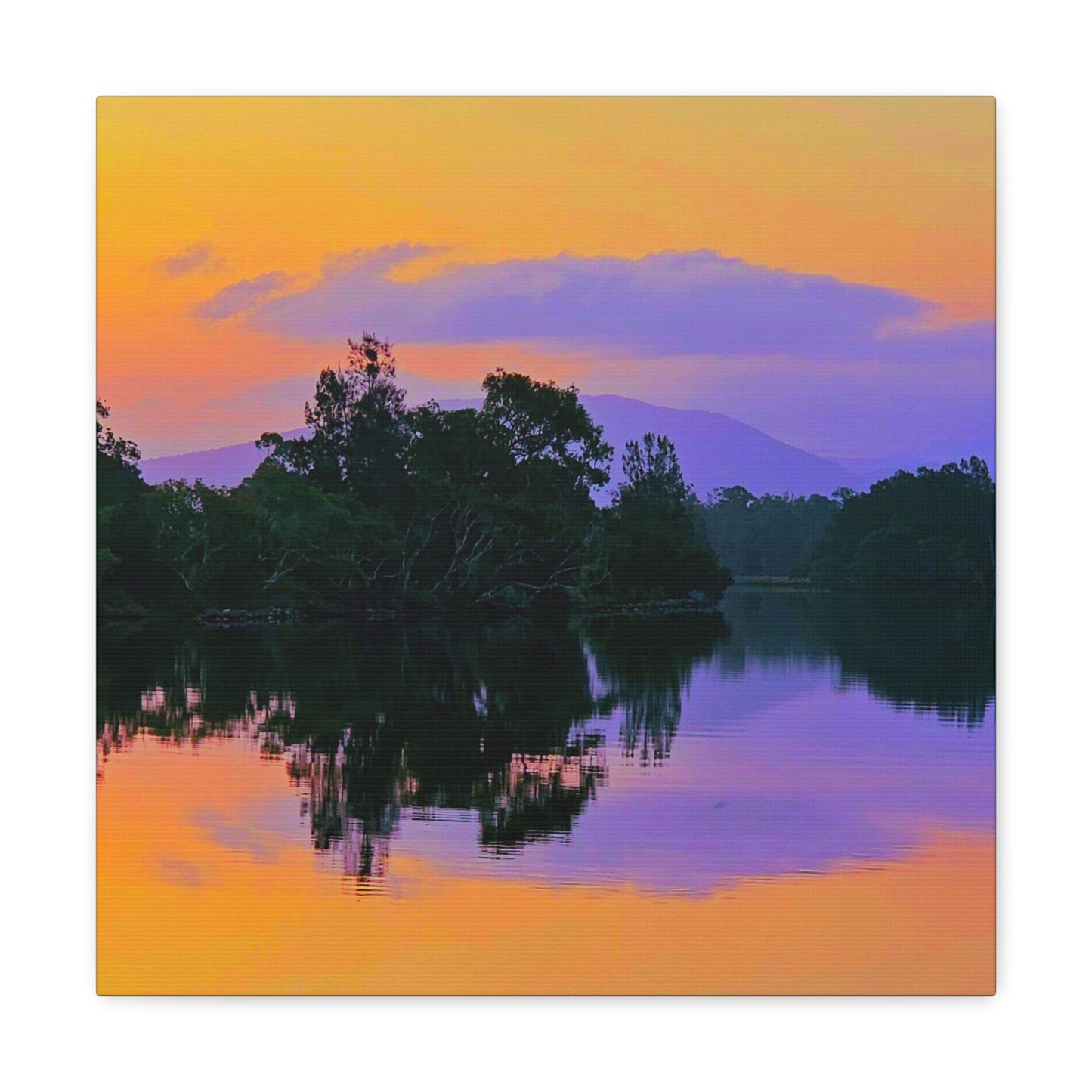 Breath of Morning Reflections Canvas Print