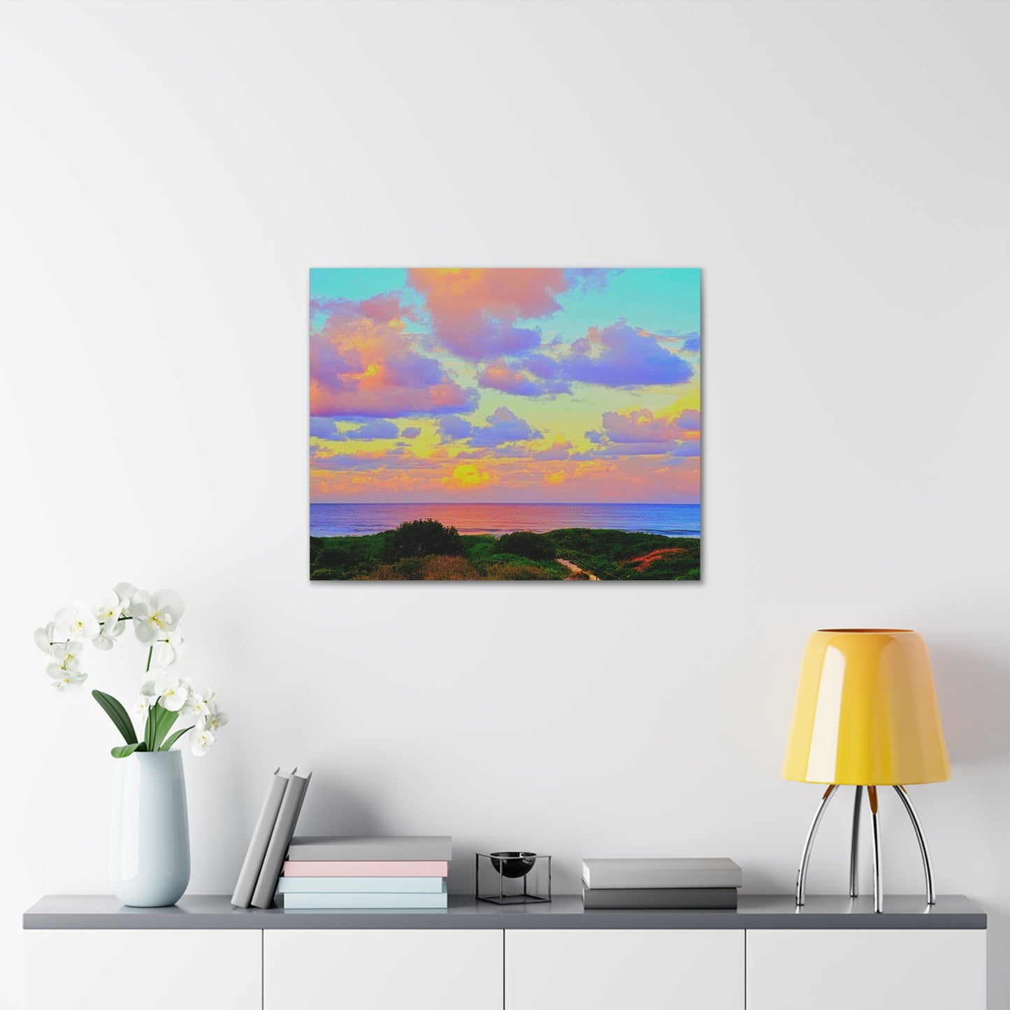 Cotton Candy Skies Canvas Print
