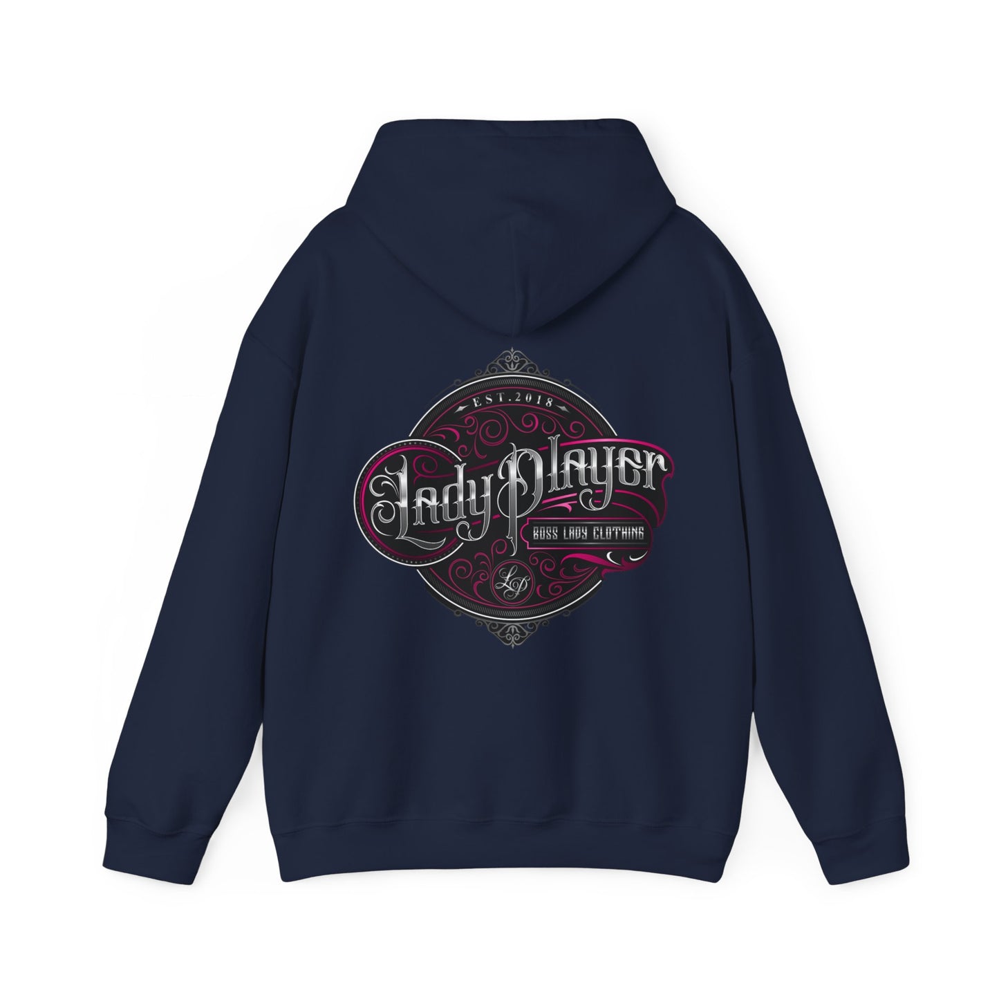 Lady Player Boss Lady Back Logo Hoodie Multi Colours
