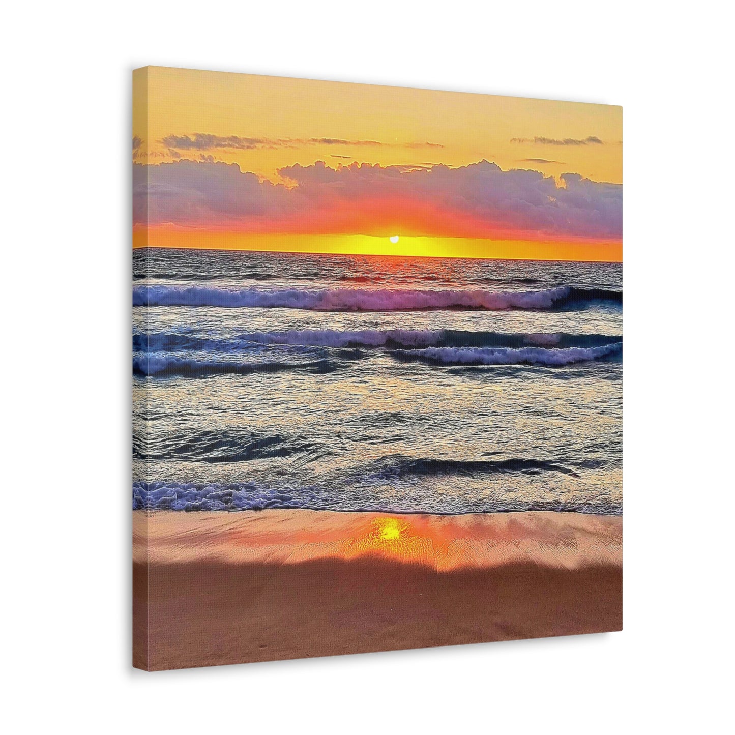 One Mile Sunrise Canvas Print
